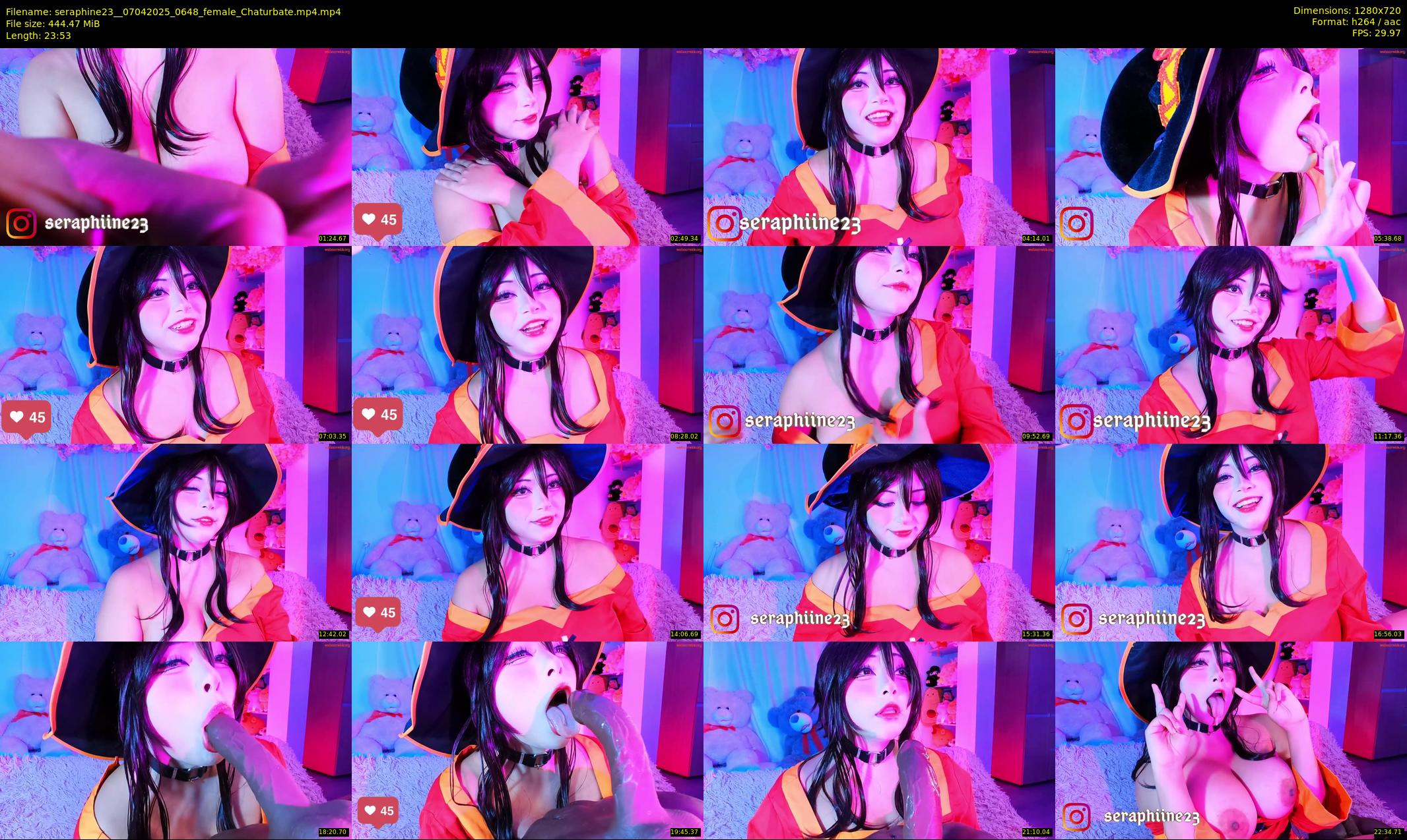seraphine23_ — 24 minute Chaturbate female cam show recording, 720p, Apr 7, 2025