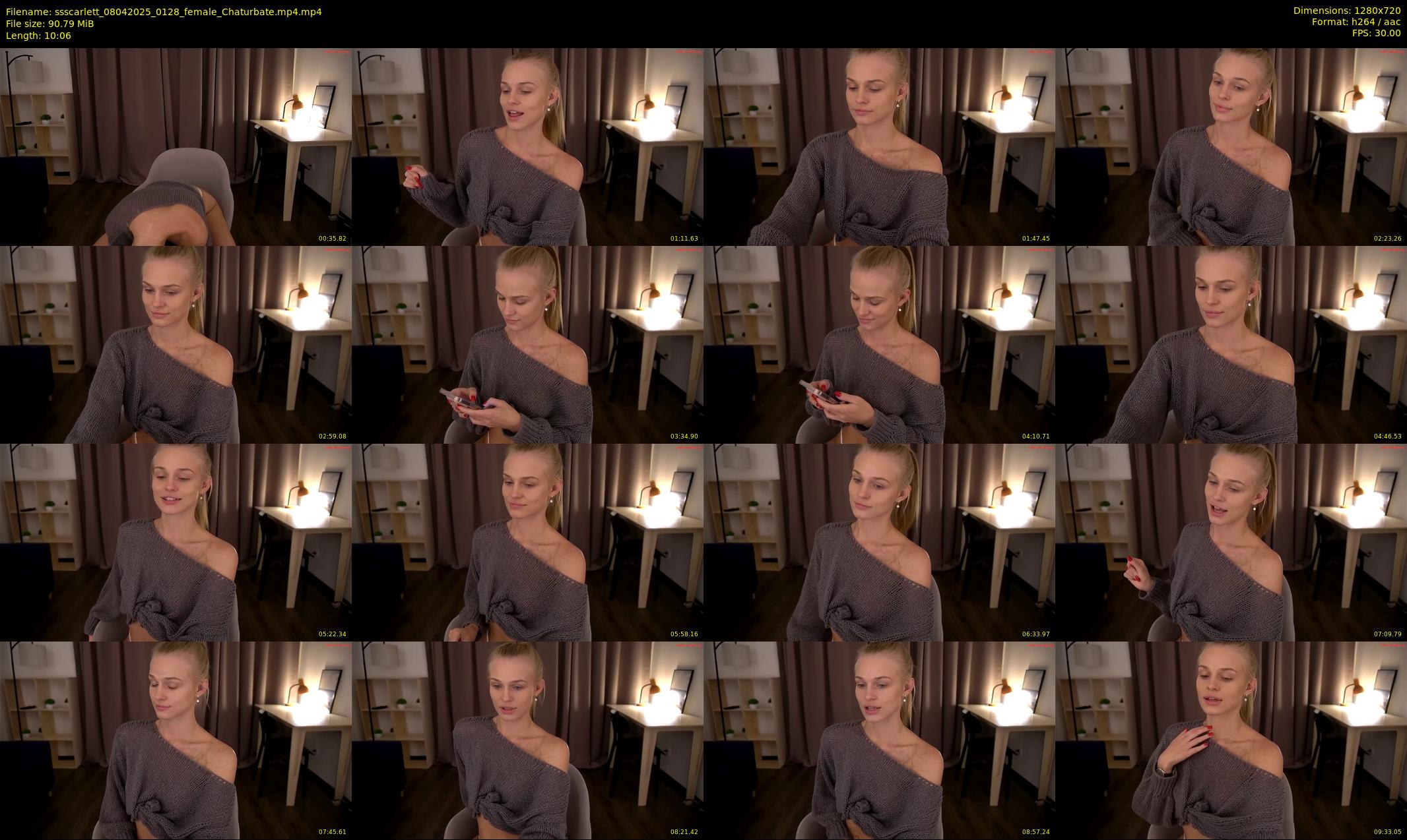 ssscarlett — 11 minute Chaturbate female cam show recording, 720p, Apr 8, 2025