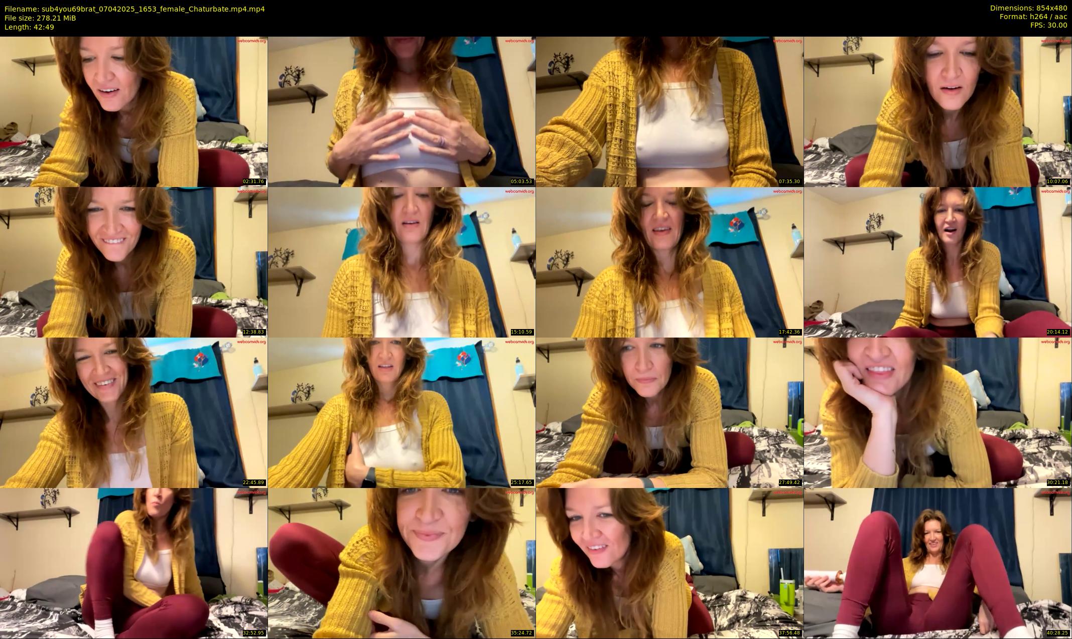 sub4you69brat — 43 minute Chaturbate female cam show recording, 480p, Apr 7, 2025