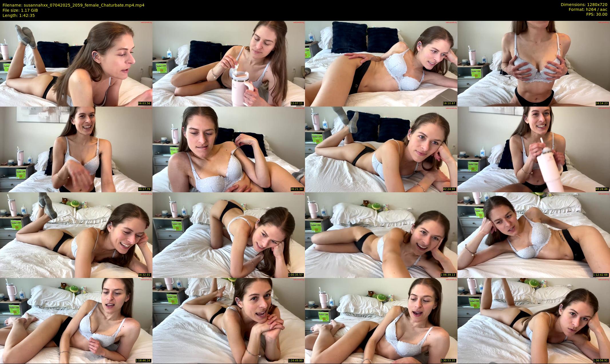 susannahxx — 103 minute Chaturbate female cam show recording, 720p, Apr 7, 2025