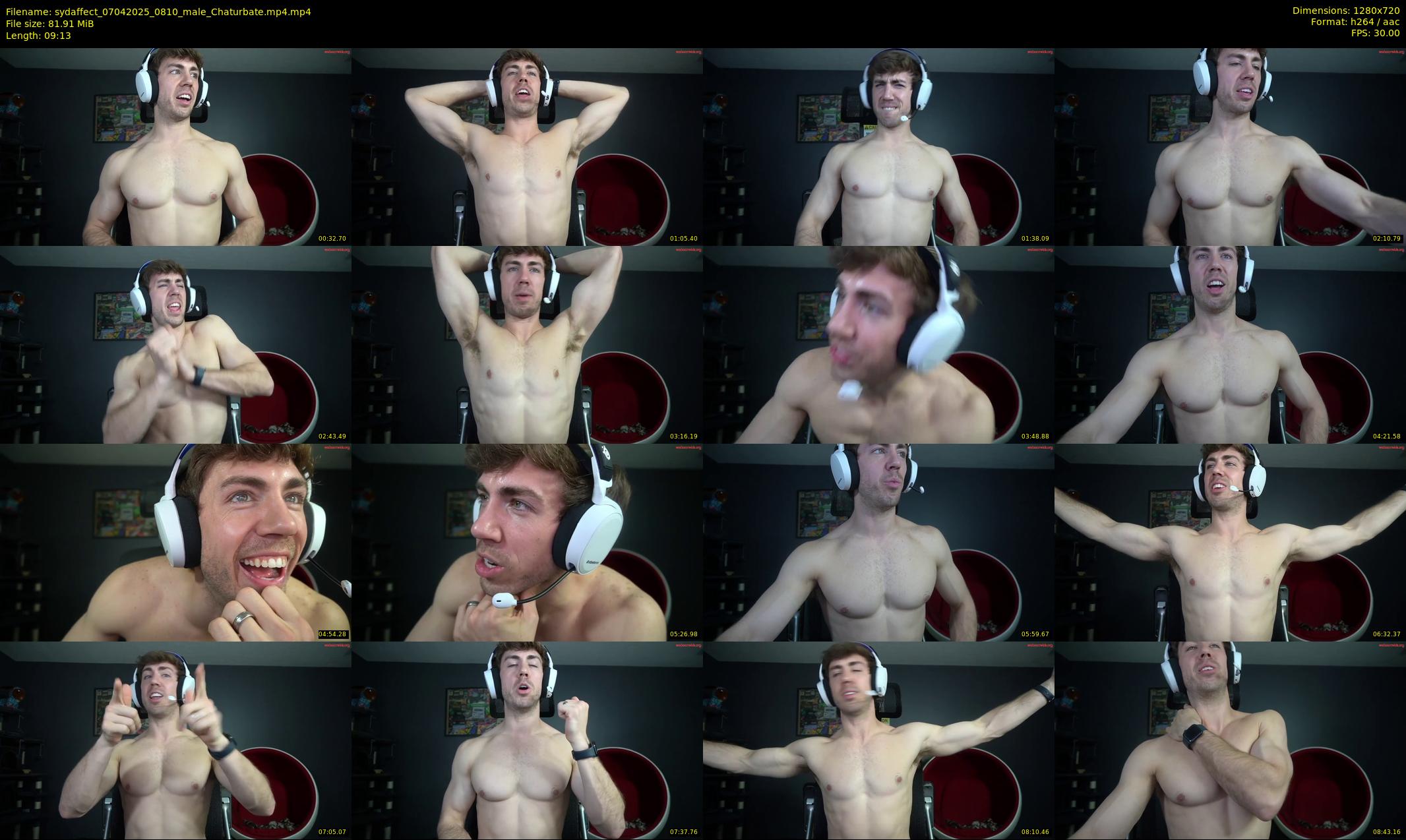 sydaffect — 10 minute Chaturbate male cam show recording, 720p, Apr 7, 2025