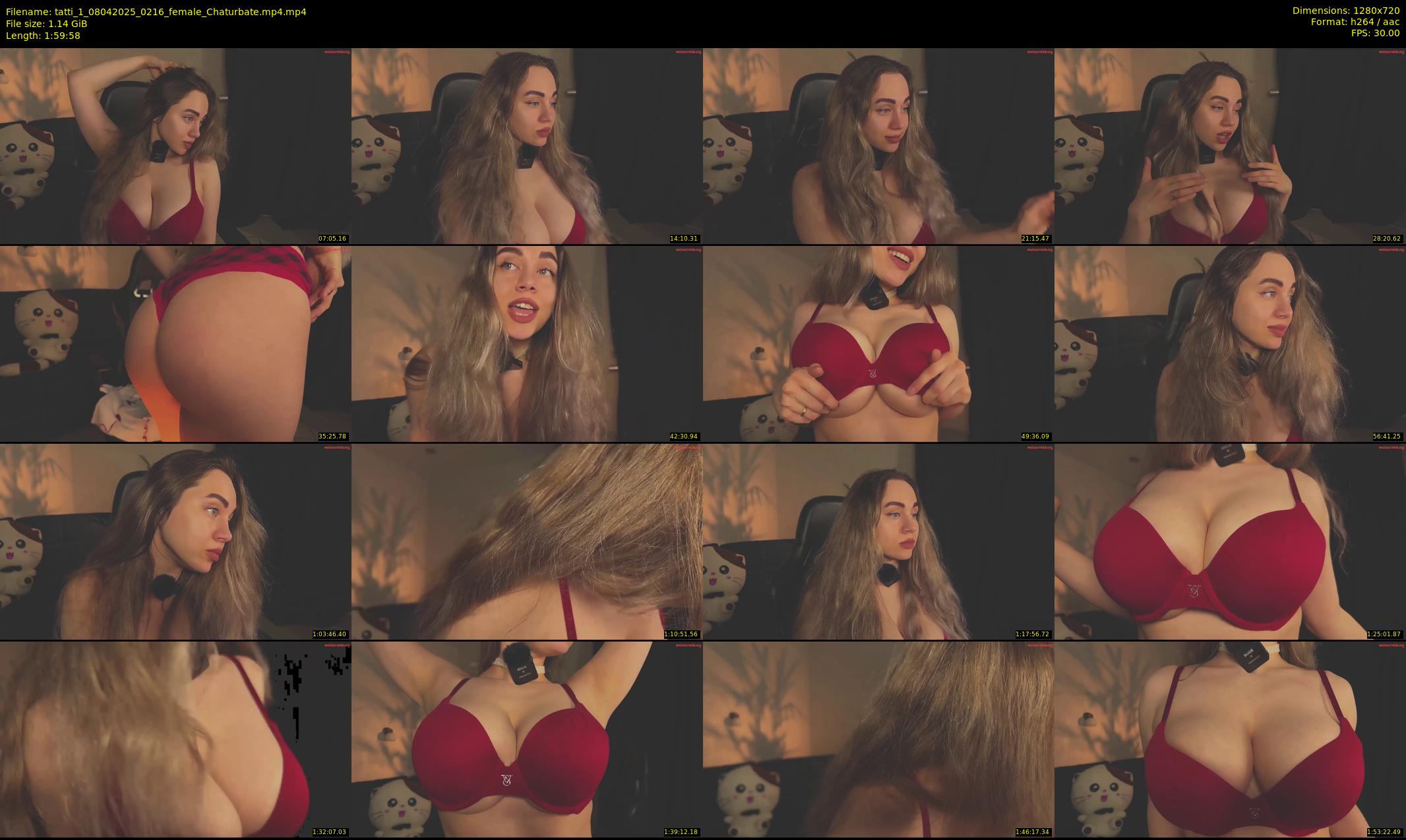 tatti_1 — 120 minute Chaturbate female cam show recording, 720p, Apr 8, 2025