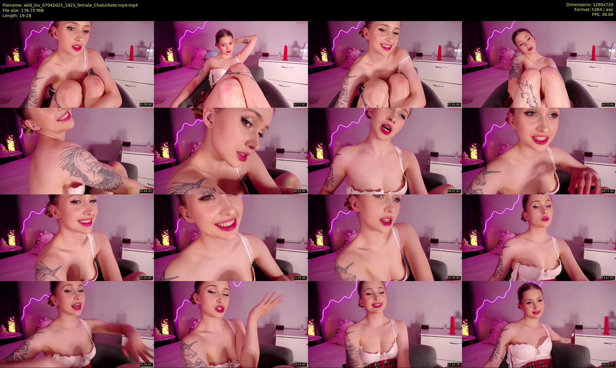 wild_lov — 20 minute Chaturbate female cam show recording, 720p, Apr 7, 2025