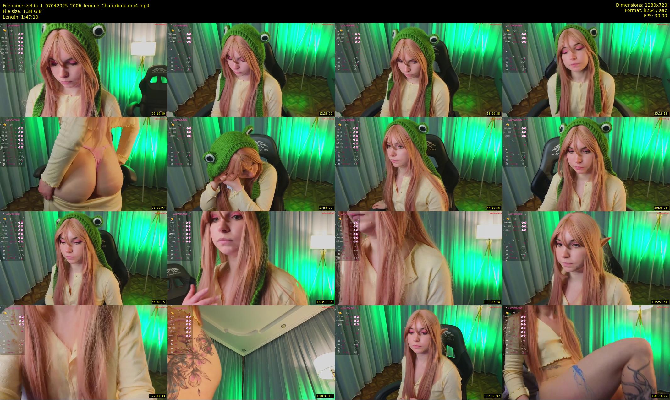 zelda_1 — 108 minute Chaturbate female cam show recording, 720p, Apr 7, 2025