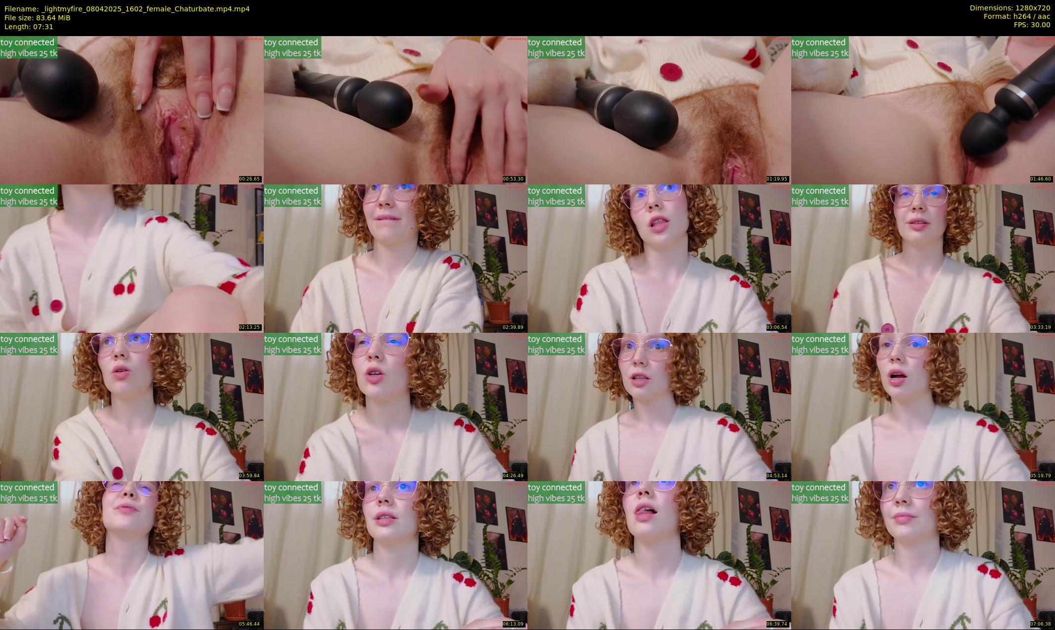 _lightmyfire — 8 minute Chaturbate female cam show recording, 720p, Apr 8, 2025