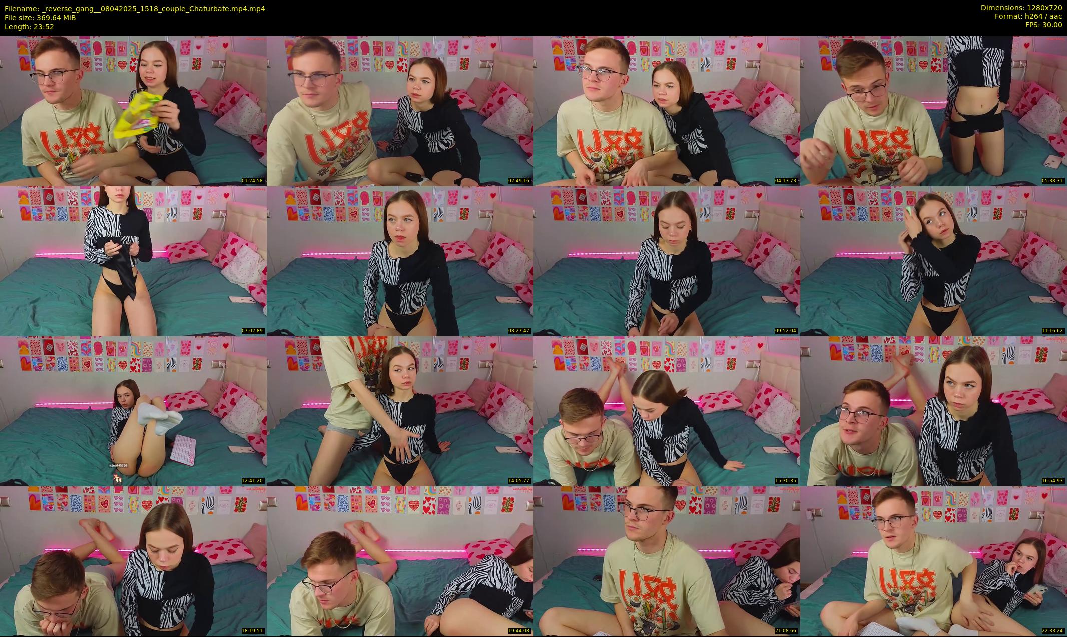 _reverse_gang_ — 24 minute Chaturbate couple cam show recording, 720p, Apr 8, 2025