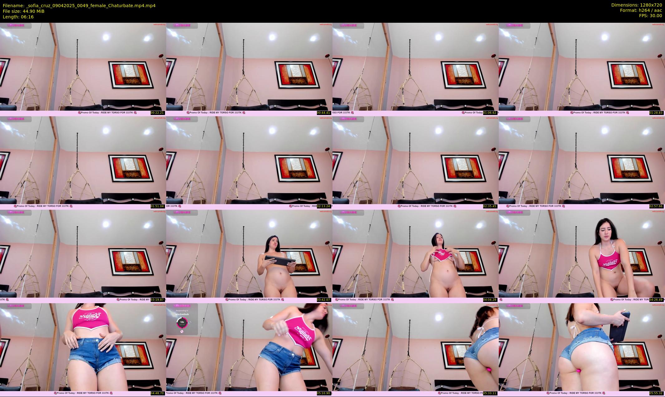 _sofia_cruz — 7 minute Chaturbate female cam show recording, 720p, Apr 9, 2025