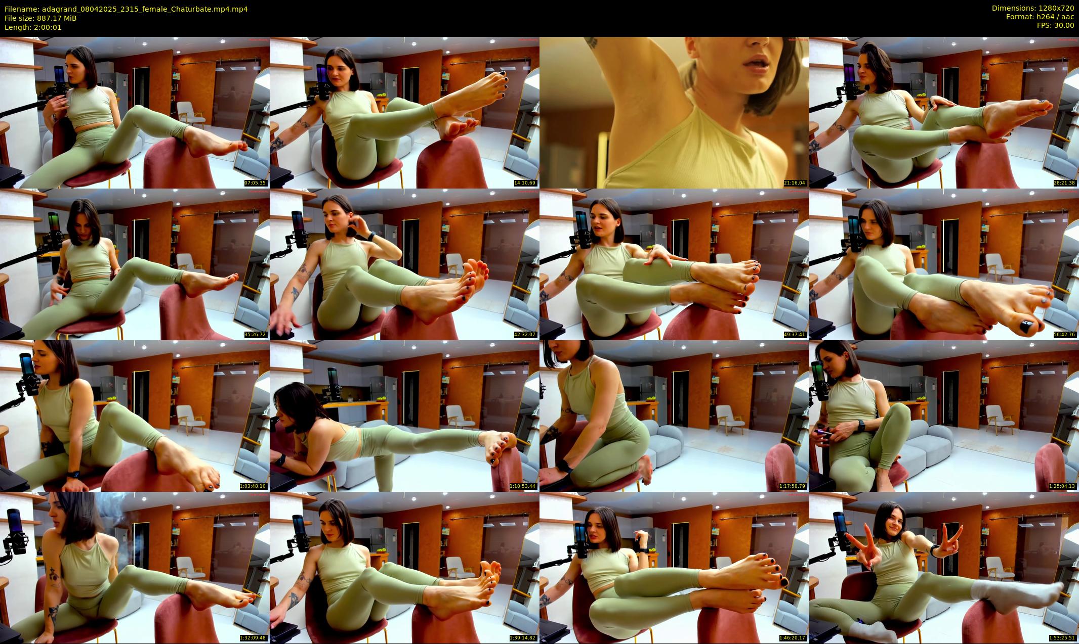 adagrand — 121 minute Chaturbate female cam show recording, 720p, Apr 8, 2025