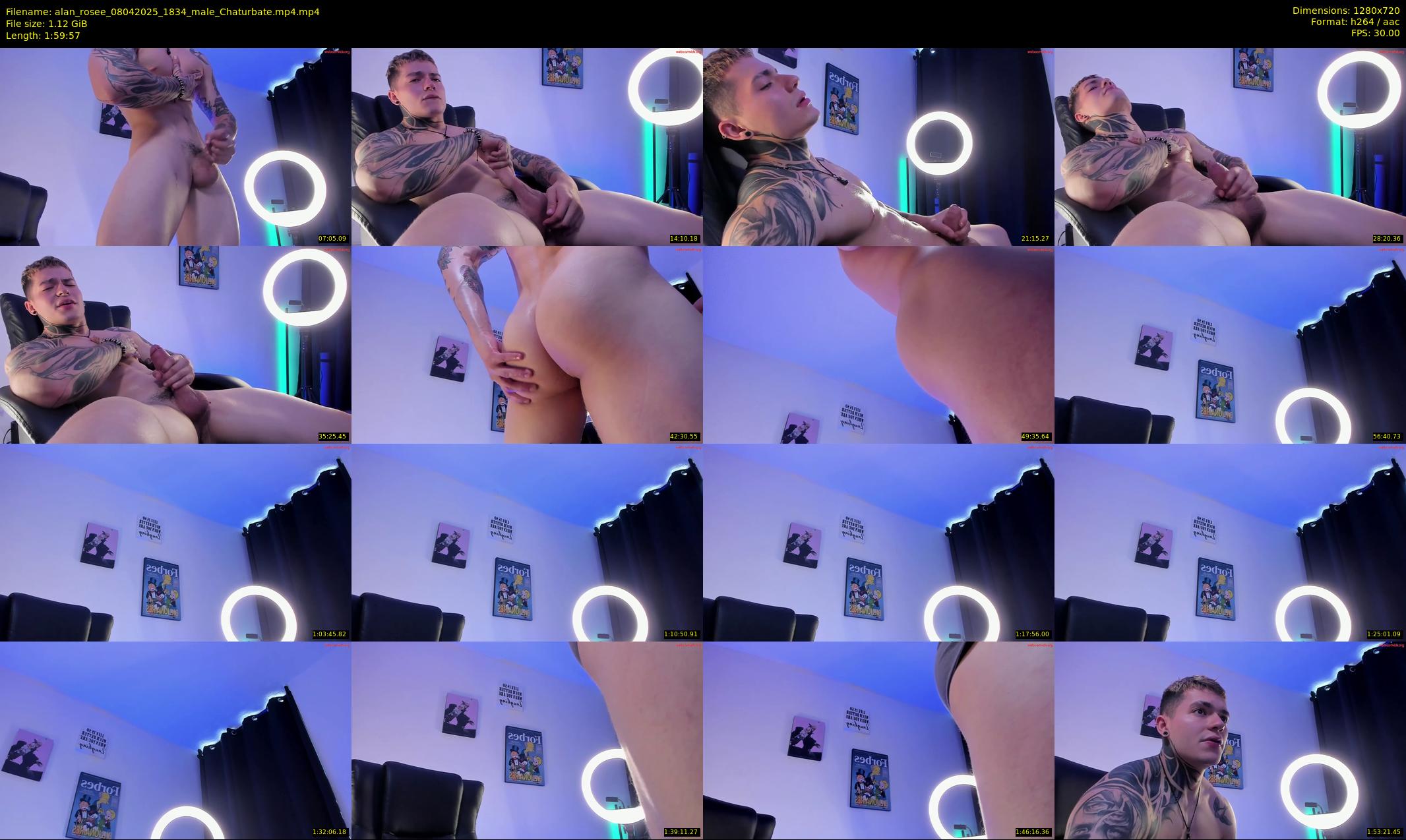 alan_rosee — 120 minute Chaturbate male cam show recording, 720p, Apr 8, 2025