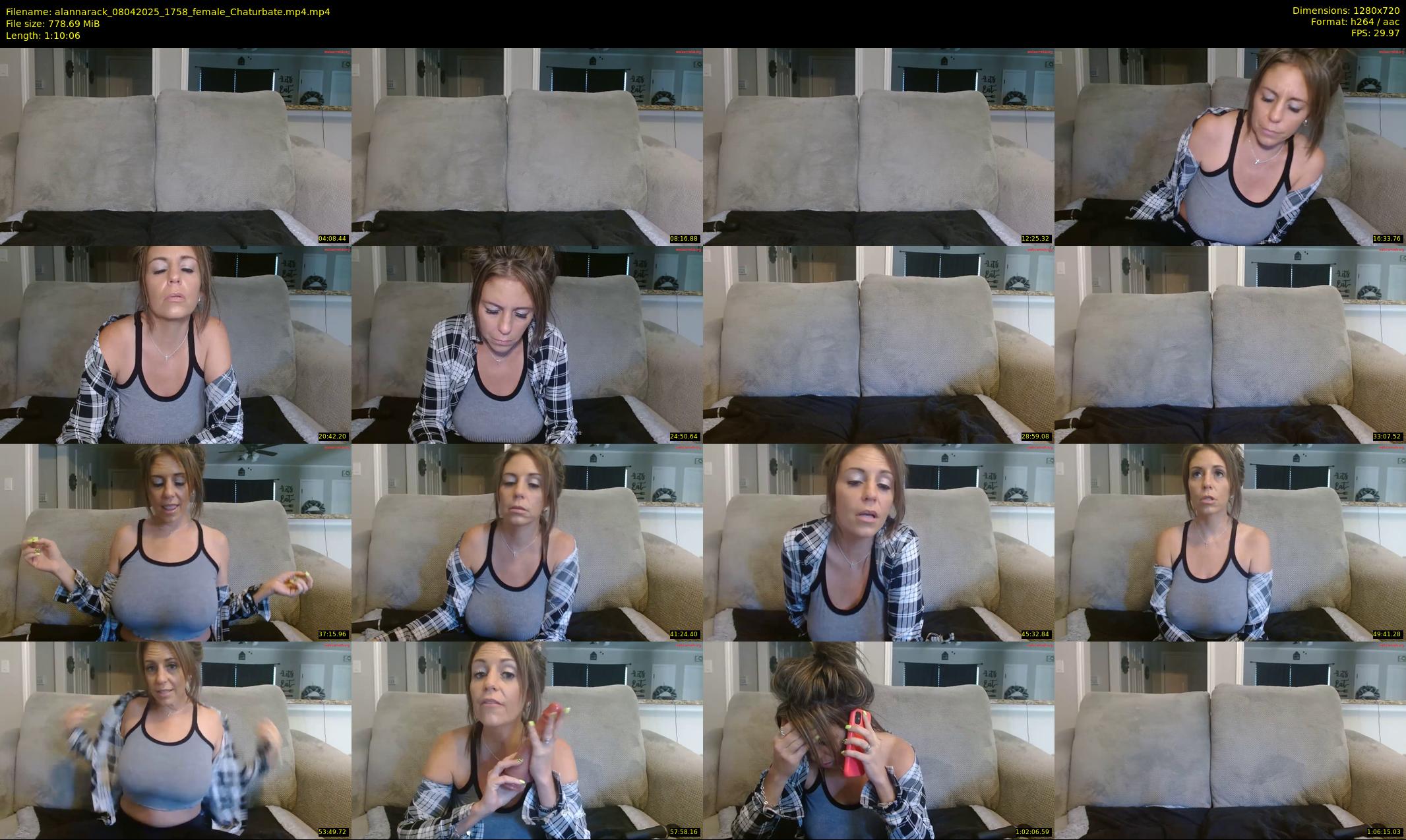 alannarack — 71 minute Chaturbate female cam show recording, 720p, Apr 8, 2025