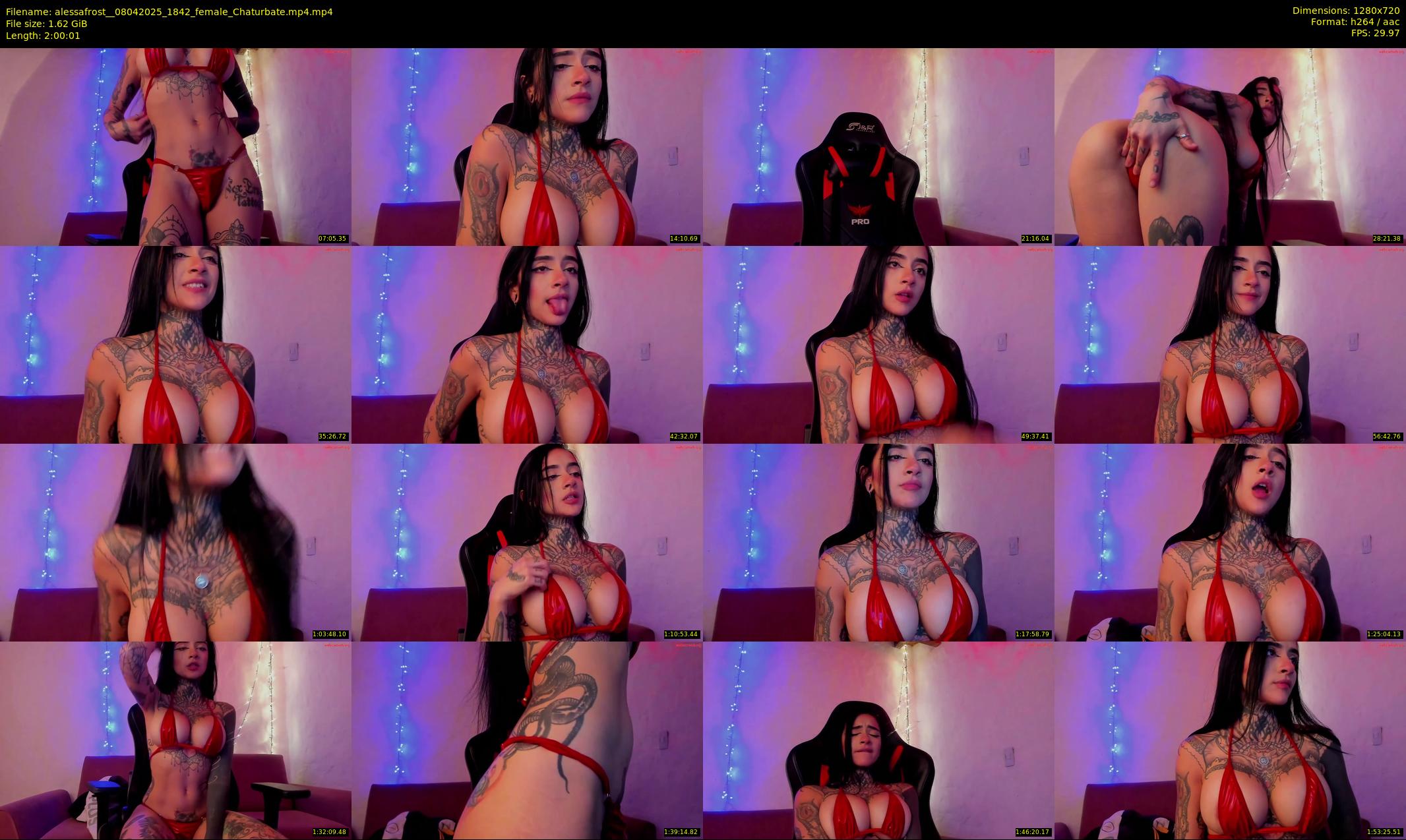 alessafrost_ — 121 minute Chaturbate female cam show recording, 720p, Apr 8, 2025