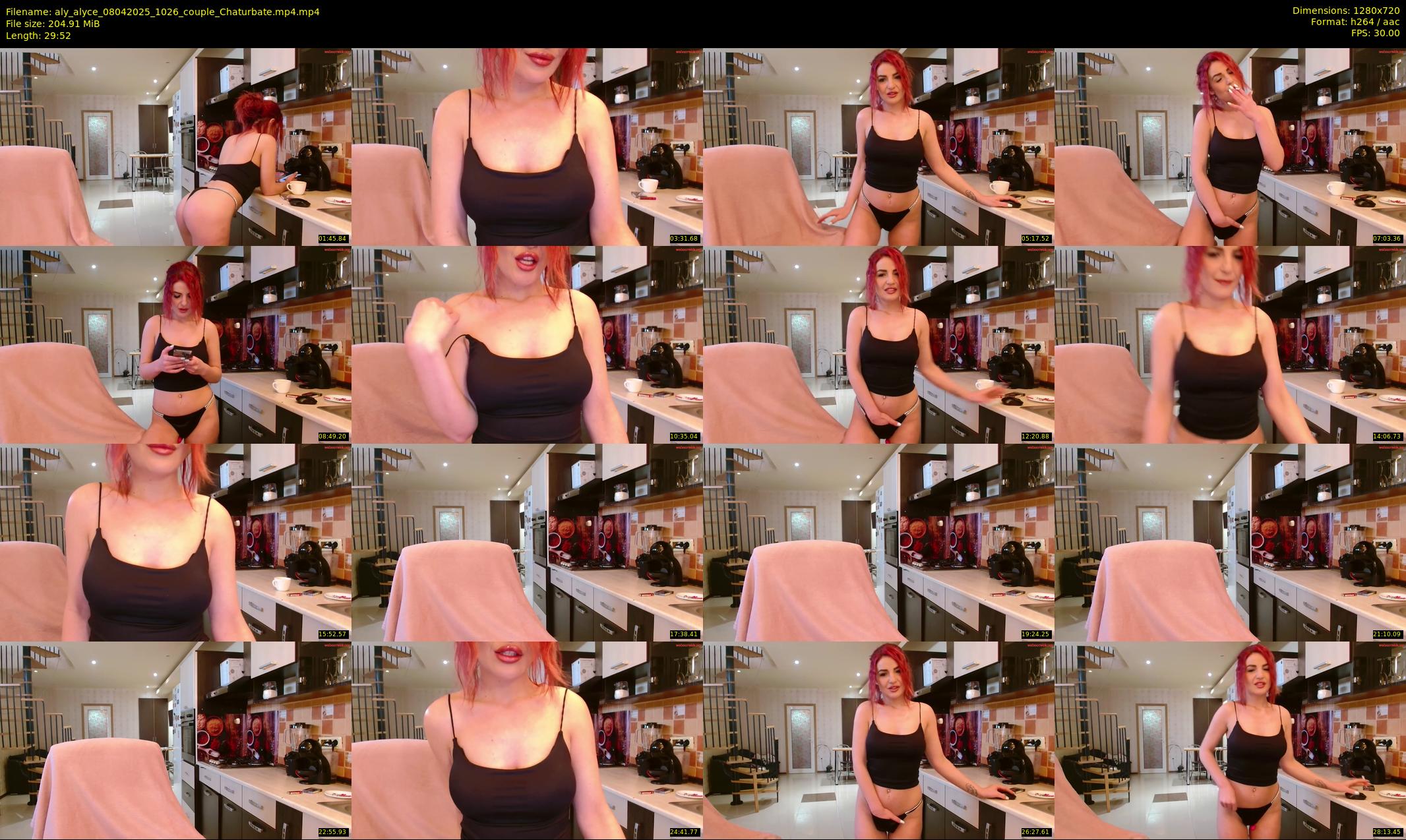aly_alyce — 30 minute Chaturbate female cam show recording, 720p, Apr 8, 2025
