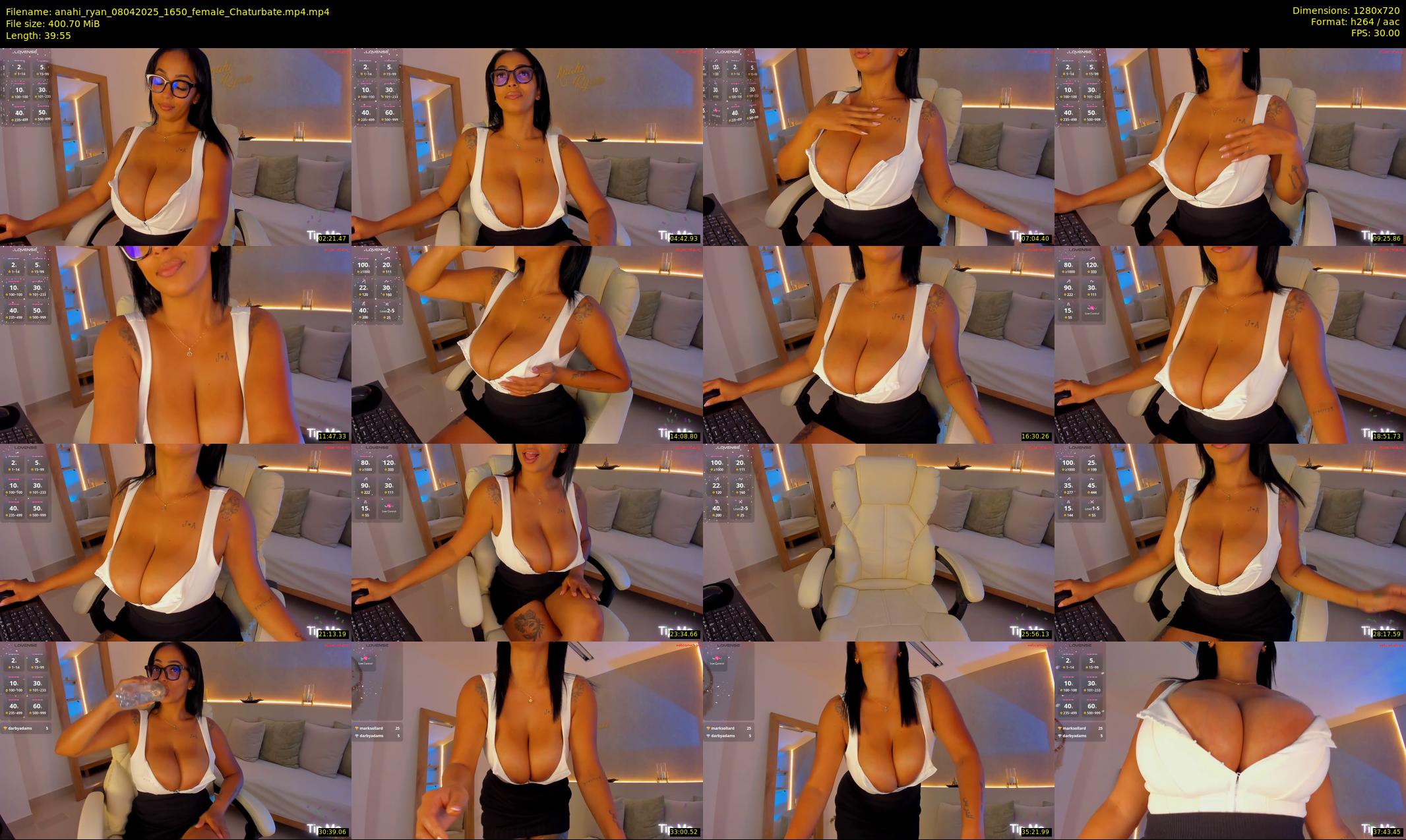 anahi_ryan — 40 minute Chaturbate female cam show recording, 720p, Apr 8, 2025