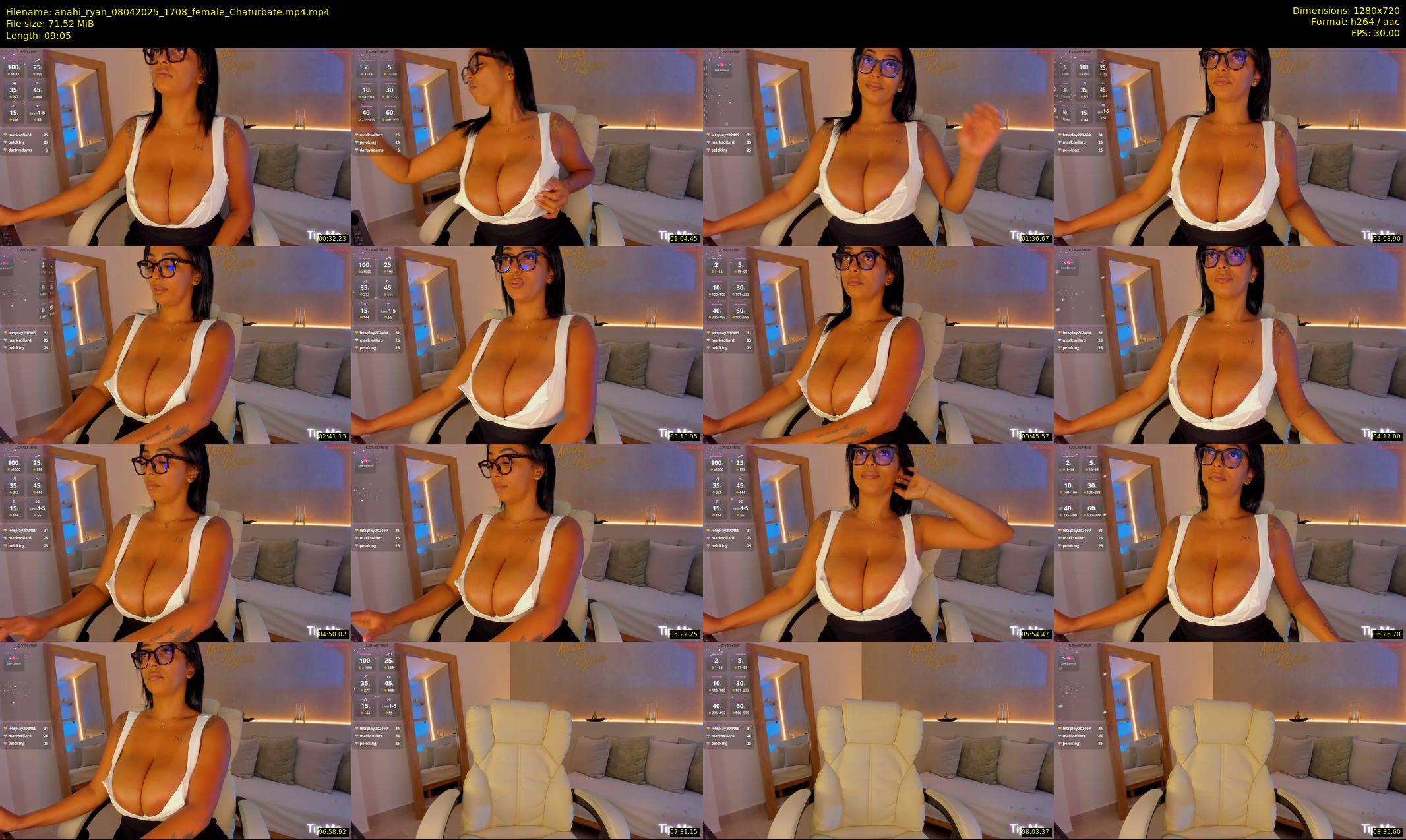 anahi_ryan — 10 minute Chaturbate female cam show recording, 720p, Apr 8, 2025