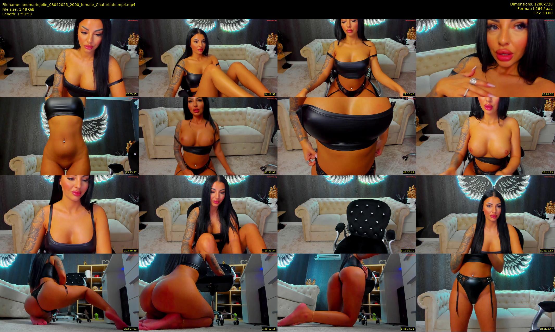 anemariejolie — 120 minute Chaturbate female cam show recording, 720p, Apr 8, 2025