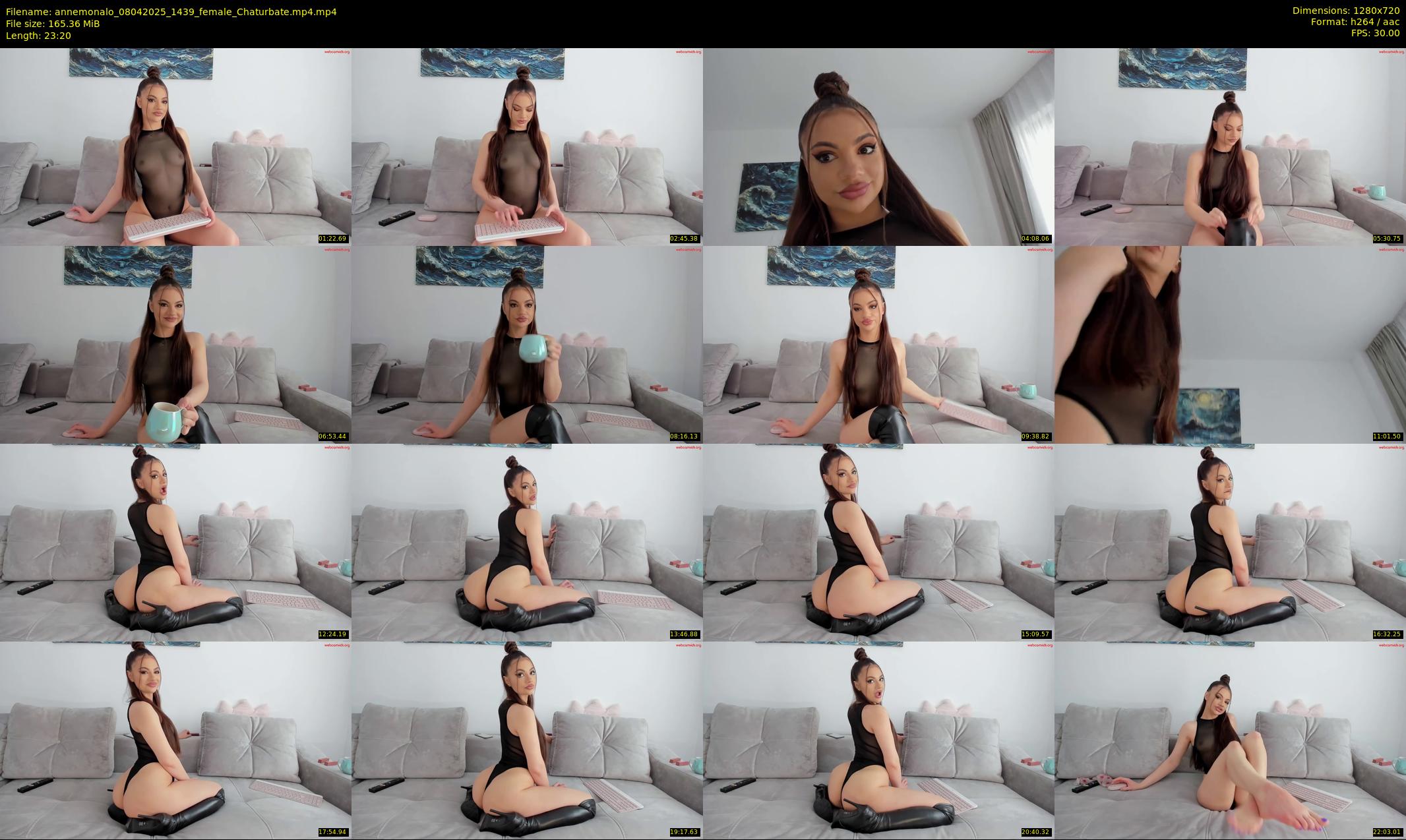annemonalo — 24 minute Chaturbate female cam show recording, 720p, Apr 8, 2025