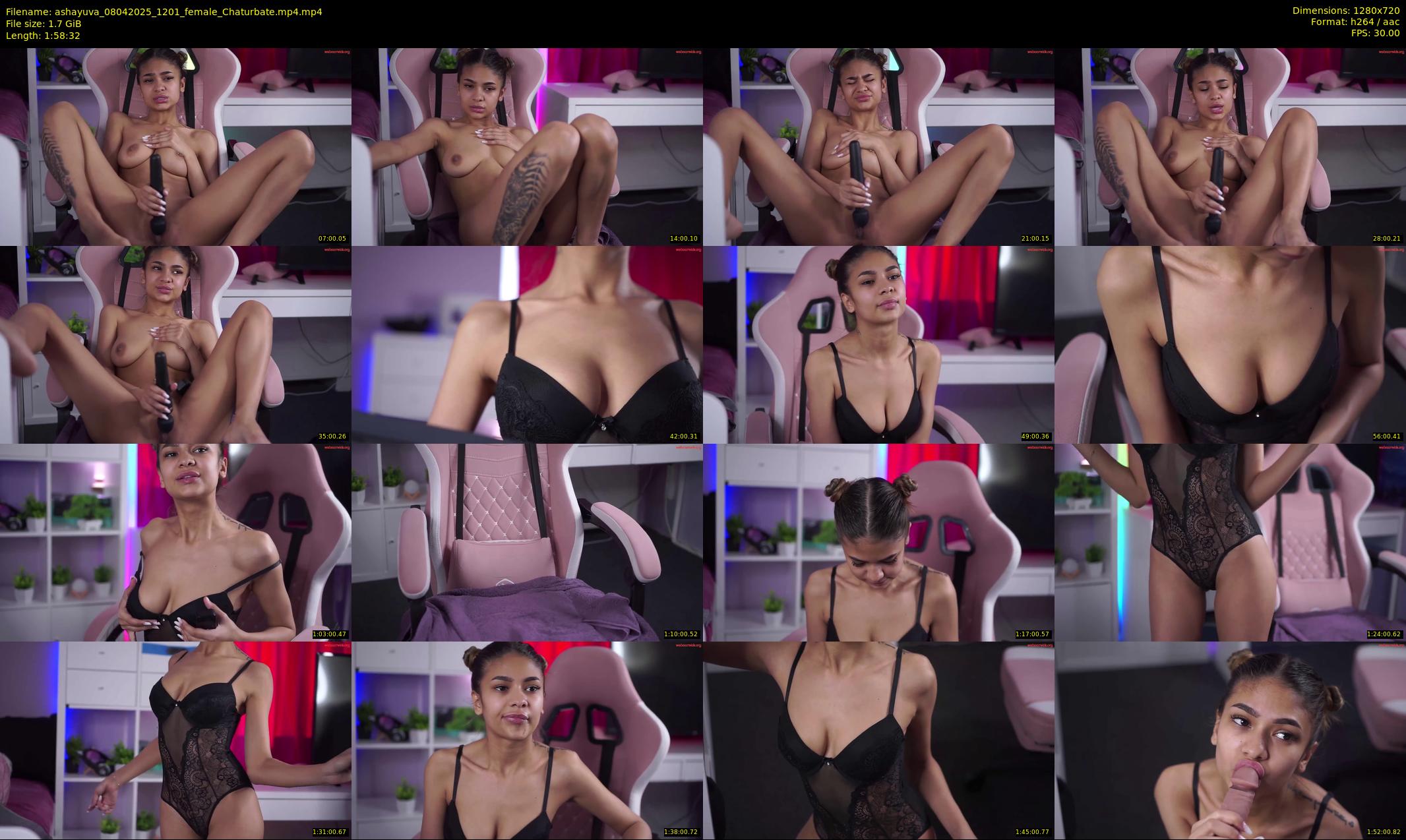 ashayuva — 119 minute Chaturbate female cam show recording, 720p, Apr 8, 2025