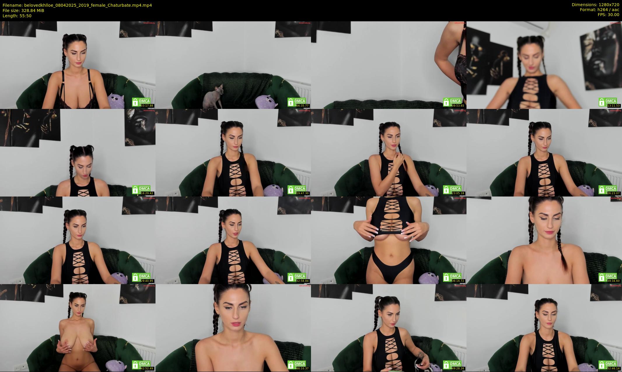 belovedkhlloe — 56 minute Chaturbate female cam show recording, 720p, Apr 8, 2025