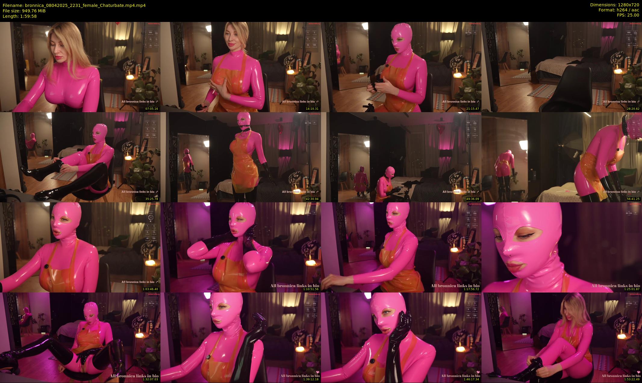 bronnica — 120 minute Chaturbate female cam show recording, 720p, Apr 8, 2025