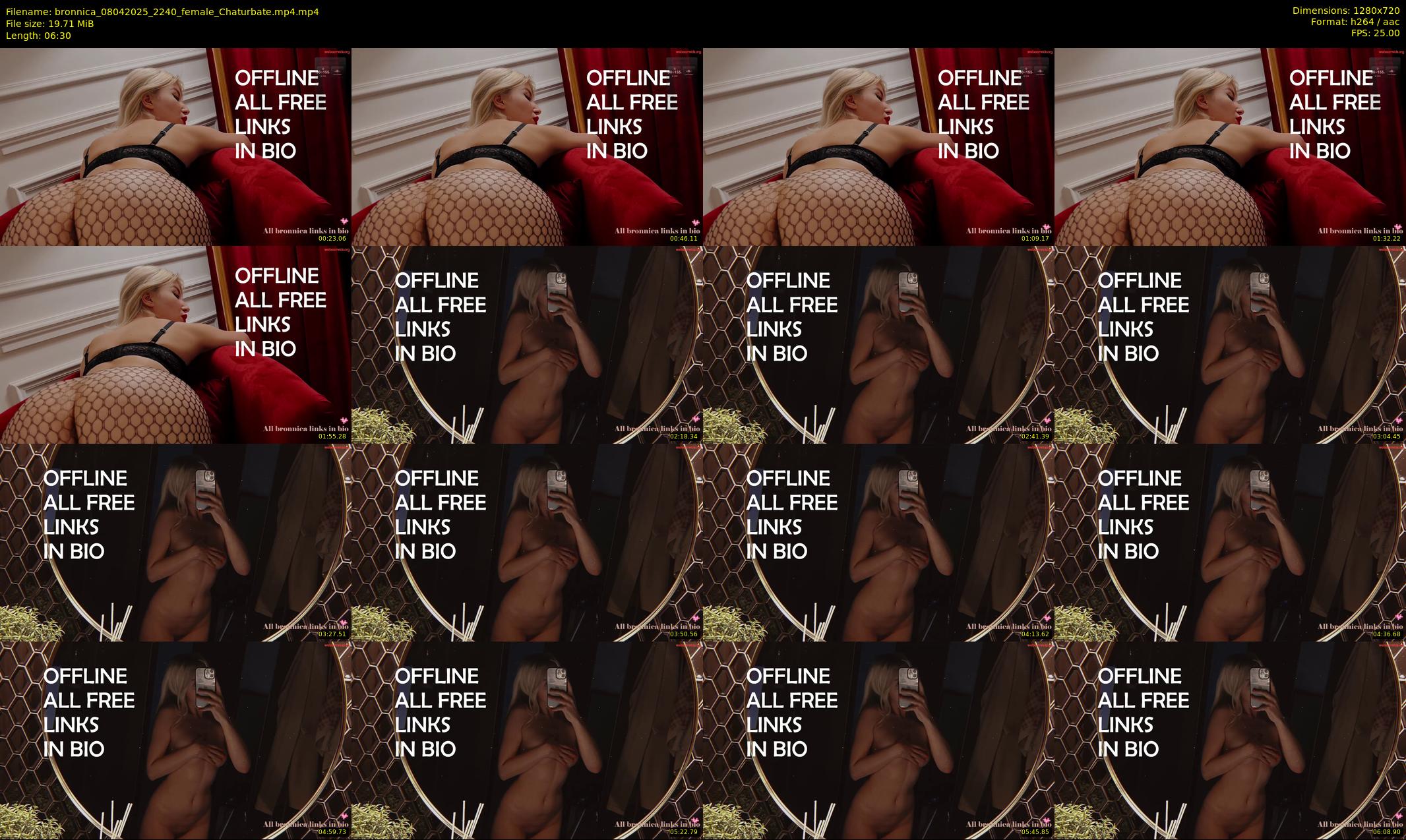 bronnica — 7 minute Chaturbate female cam show recording, 720p, Apr 8, 2025