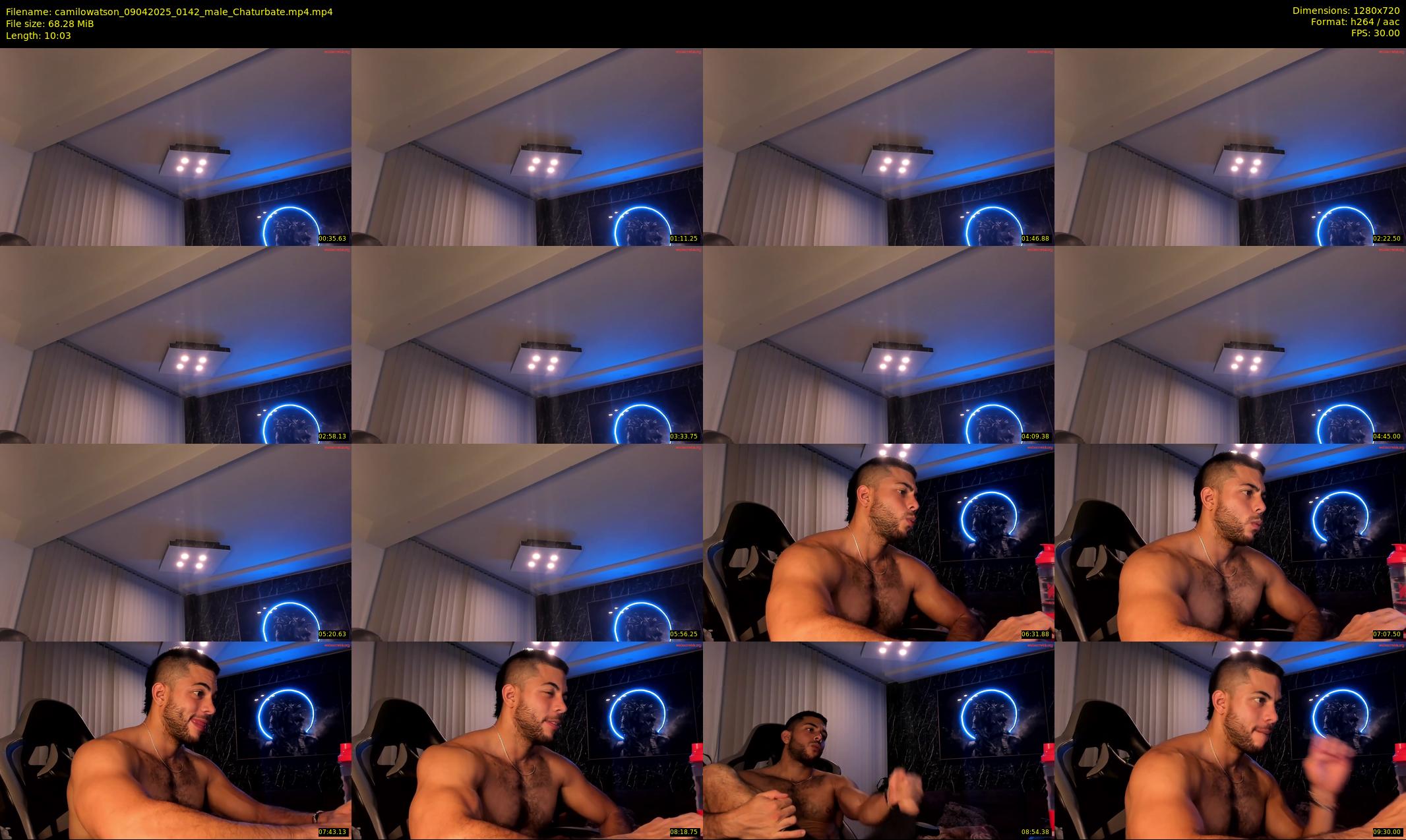 camilowatson — 11 minute Chaturbate male cam show recording, 720p, Apr 9, 2025