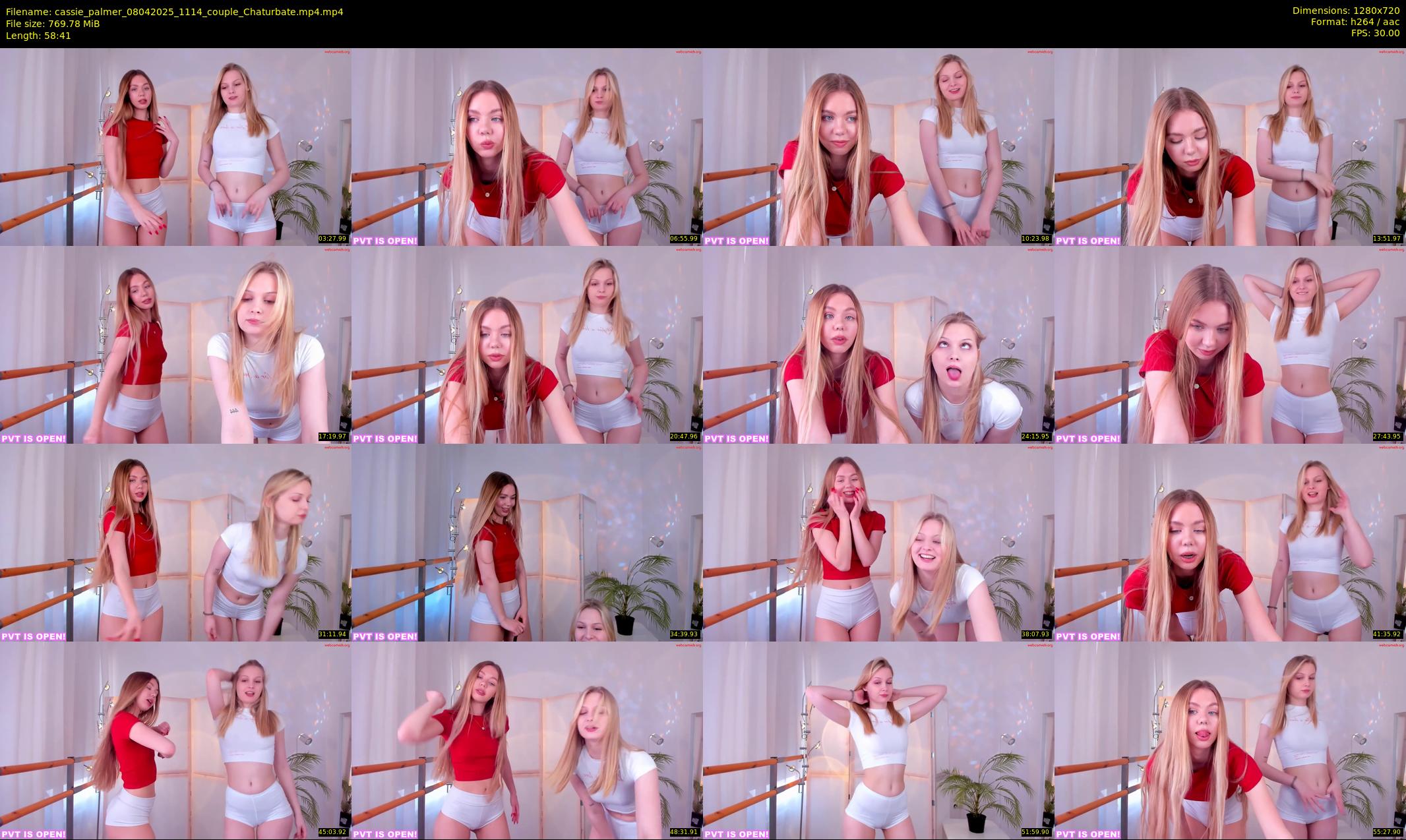 cassie_palmer — 59 minute Chaturbate female cam show recording, 720p, Apr 8, 2025