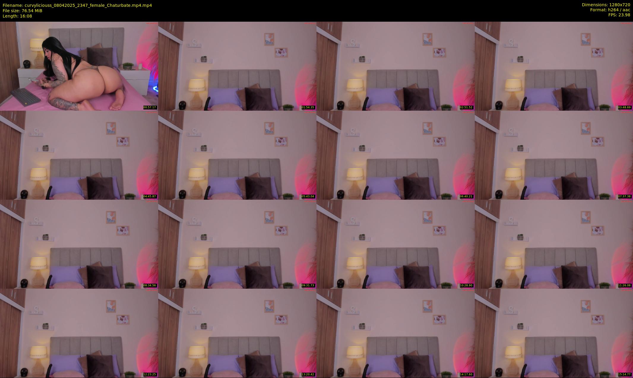 curvyliciouss — 17 minute Chaturbate female cam show recording, 720p, Apr 8, 2025
