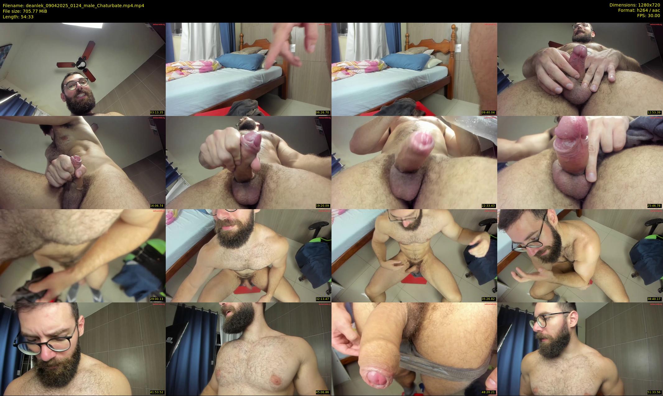 deanlek — 55 minute Chaturbate male cam show recording, 720p, Apr 9, 2025