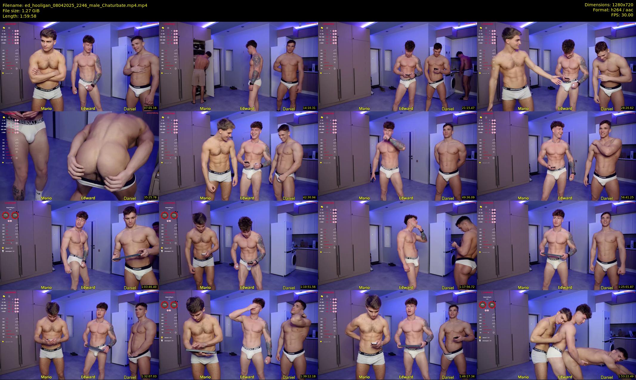 ed_hooligan — 120 minute Chaturbate male cam show recording, 720p, Apr 8, 2025