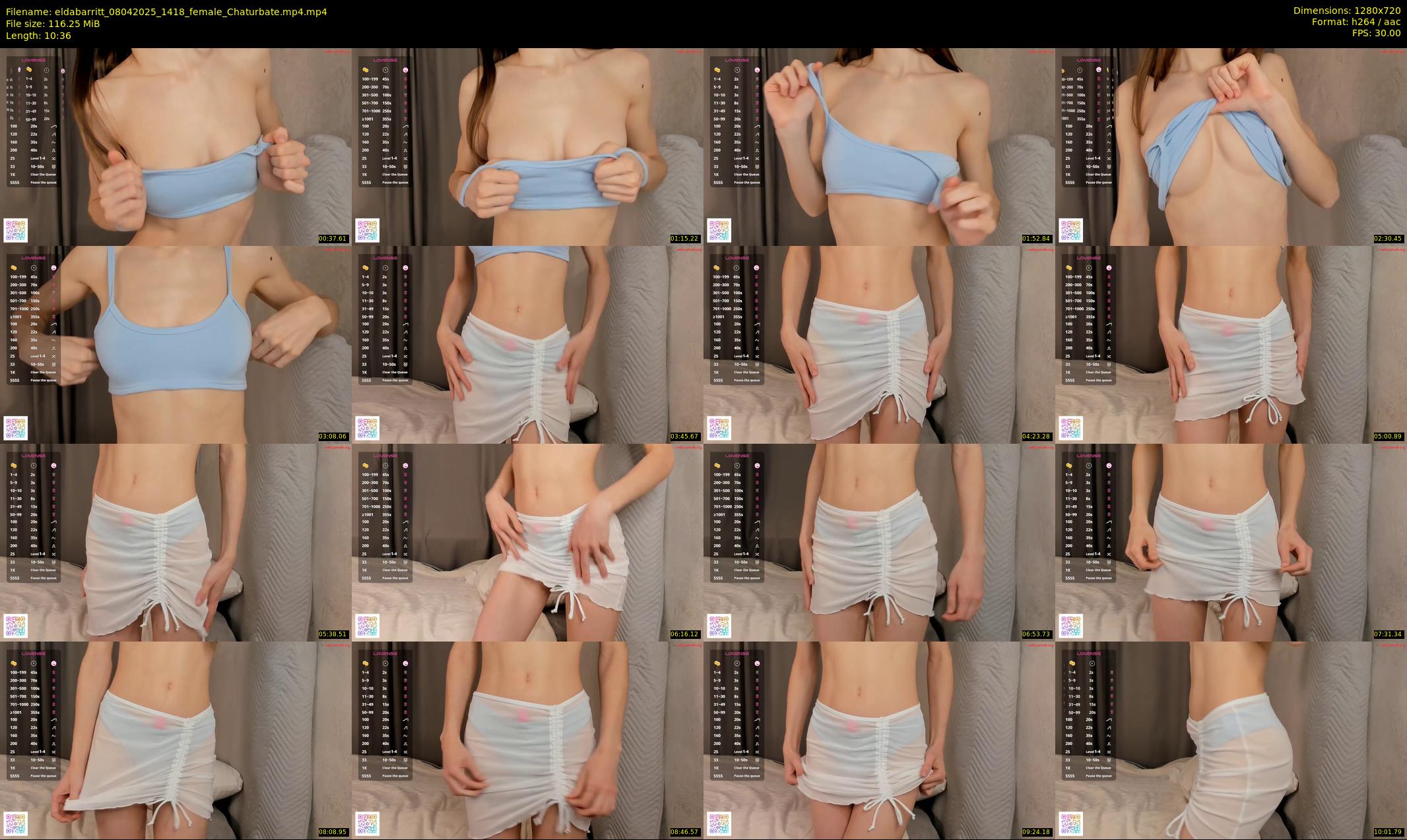 eldabarritt — 11 minute Chaturbate female cam show recording, 720p, Apr 8, 2025