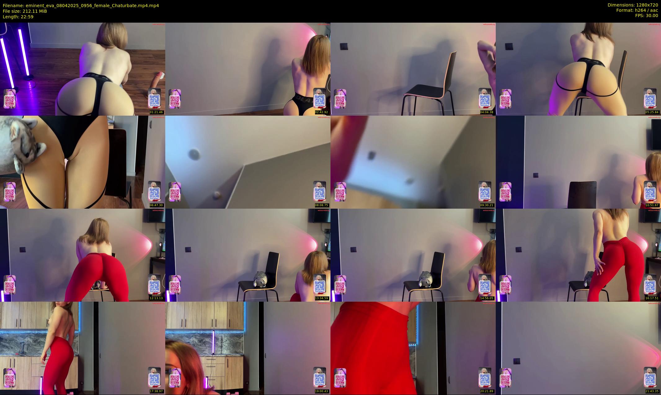 eminent_eva — 23 minute Chaturbate female cam show recording, 720p, Apr 8, 2025