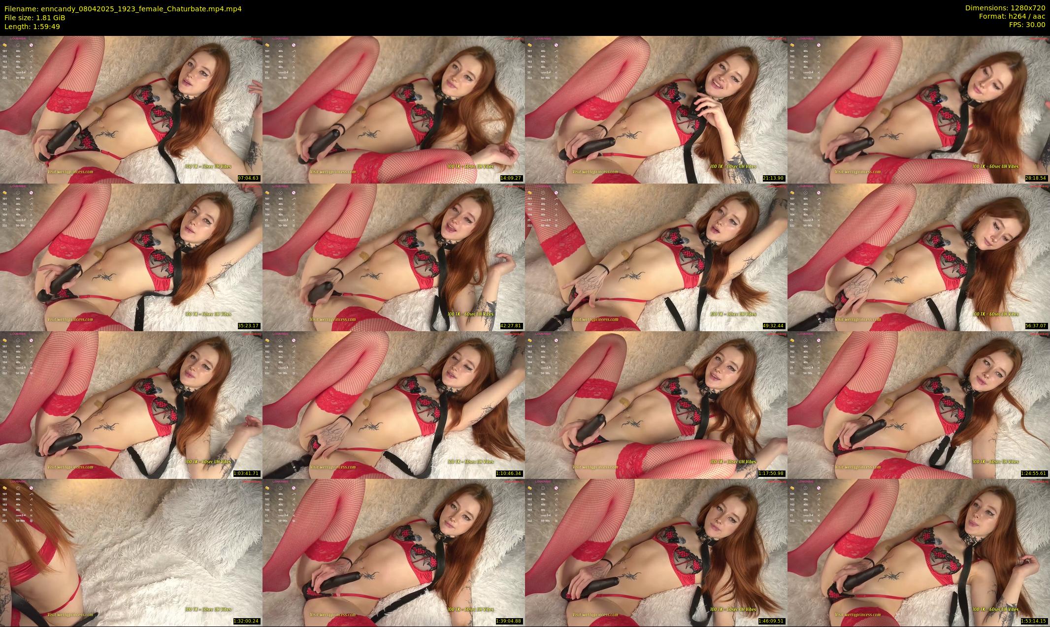 enncandy — 120 minute Chaturbate female cam show recording, 720p, Apr 8, 2025
