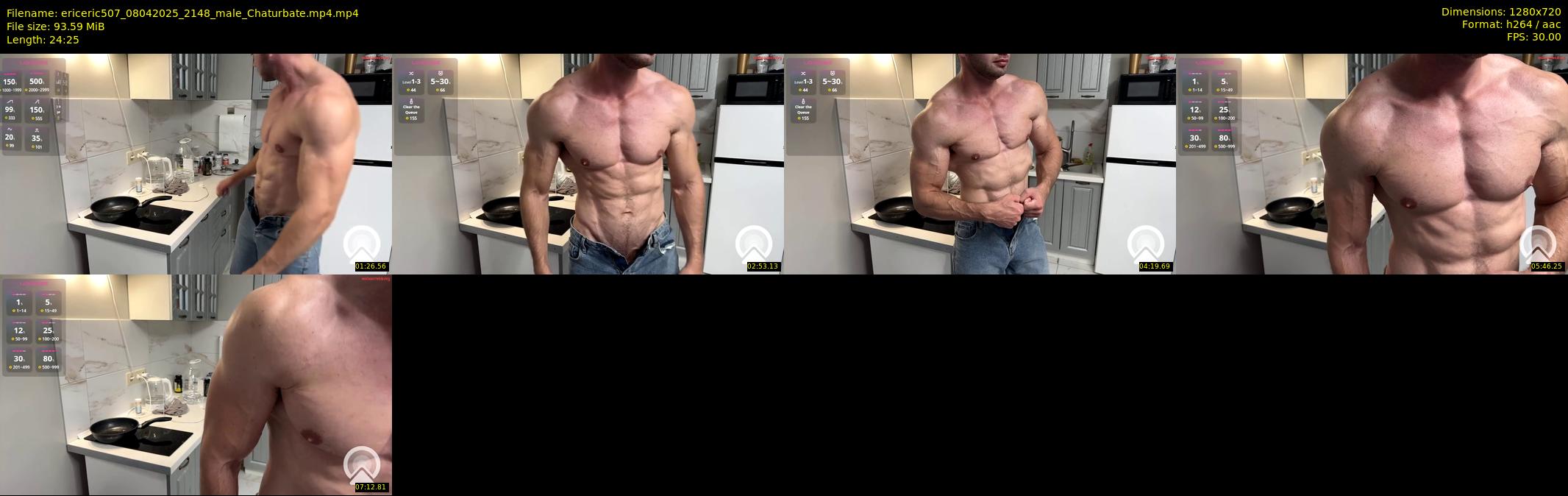 ericeric507 — 25 minute Chaturbate male cam show recording, 720p, Apr 8, 2025