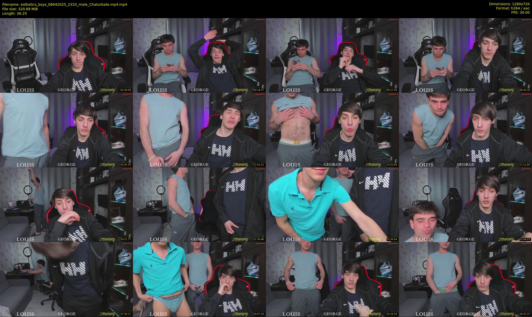 esthetics_boys — 37 minute Chaturbate male cam show recording, 720p, Apr 8, 2025
