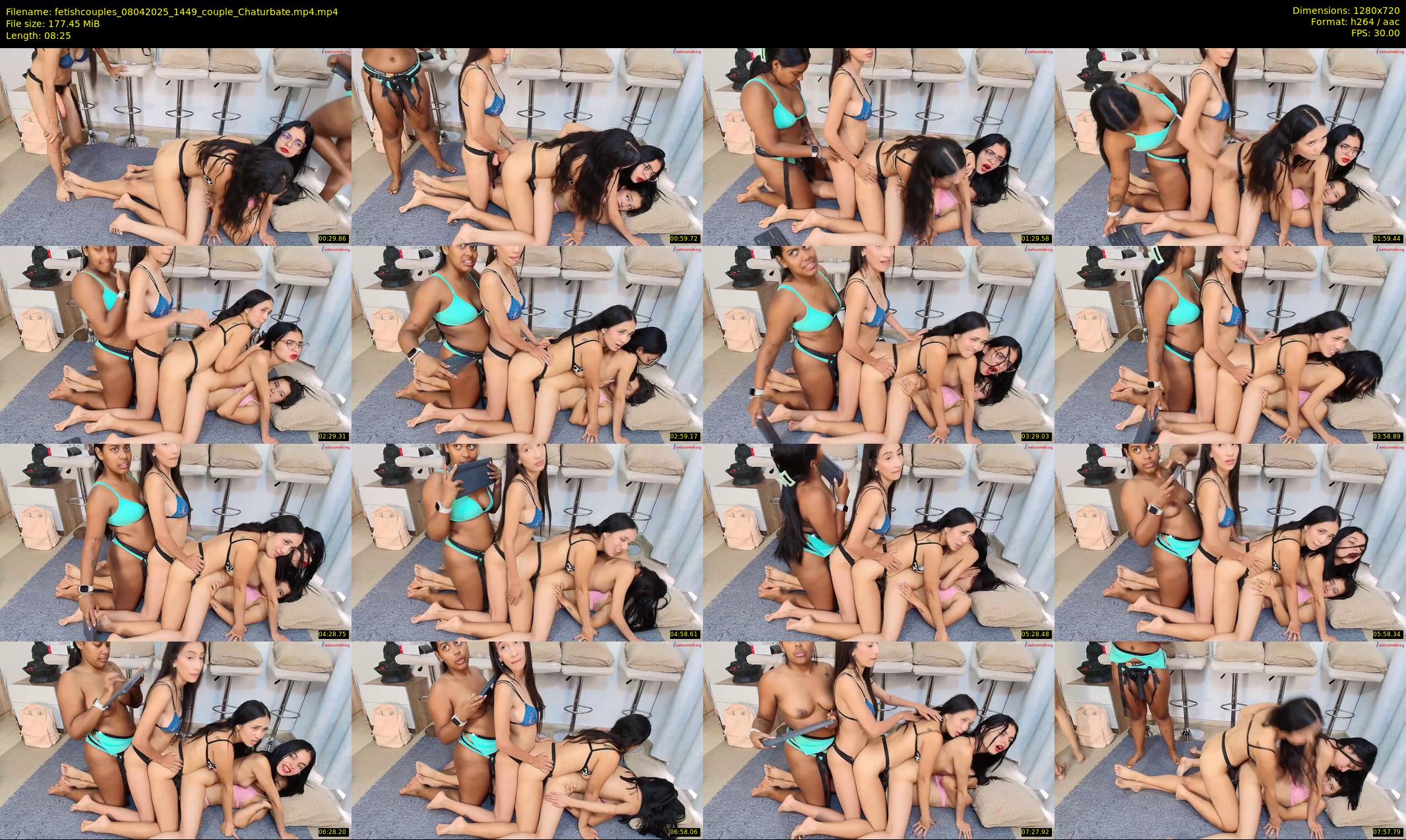 fetishcouples — 9 minute Chaturbate couple cam show recording, 720p, Apr 8, 2025