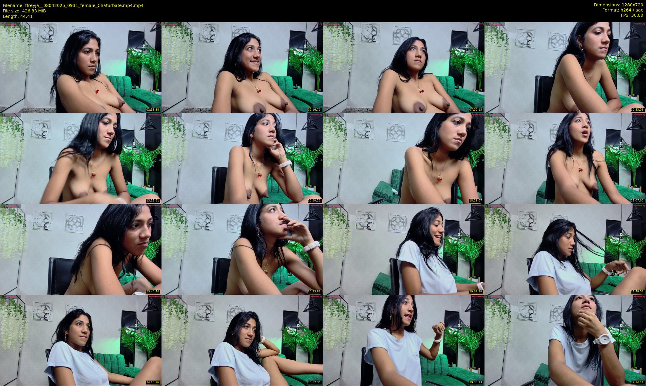 ffreyja_ — 45 minute Chaturbate female cam show recording, 720p, Apr 8, 2025