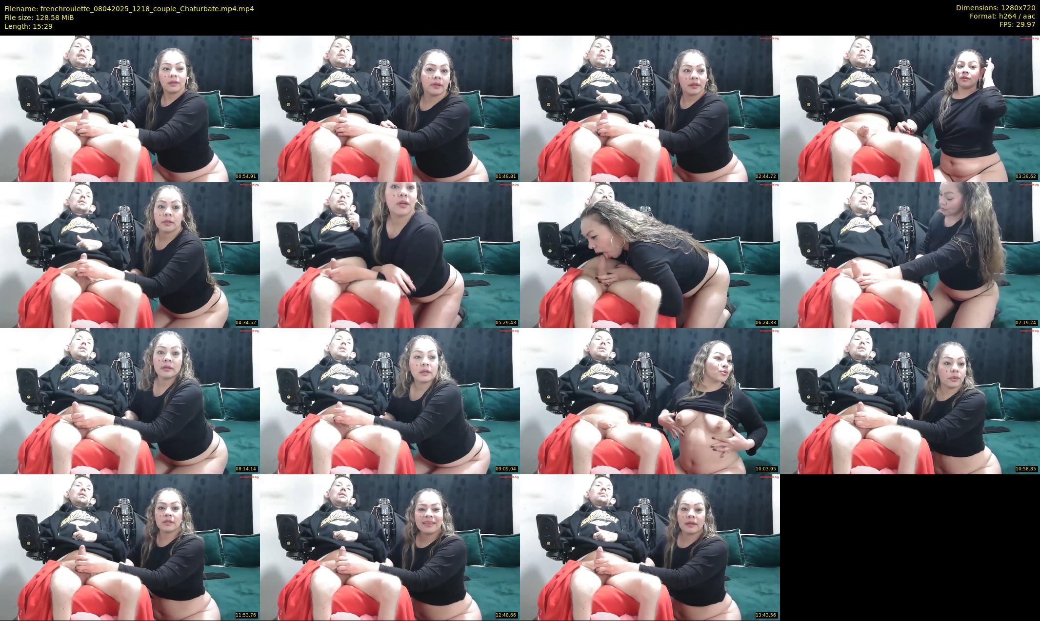 frenchroulette — 16 minute Chaturbate couple cam show recording, 720p, Apr 8, 2025