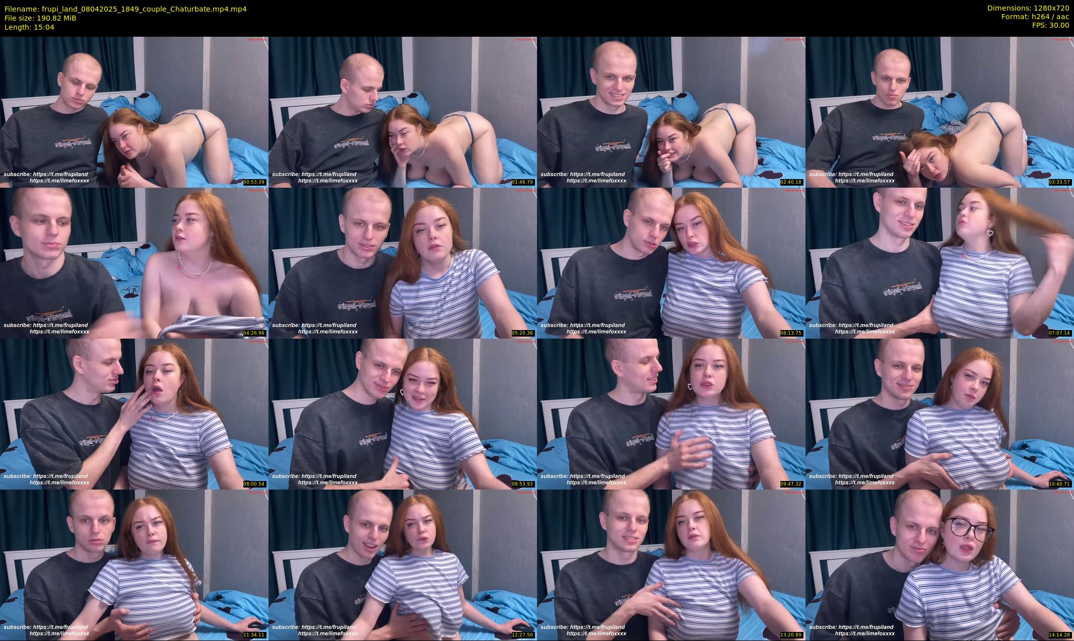 frupi_land — 16 minute Chaturbate couple cam show recording, 720p, Apr 8, 2025
