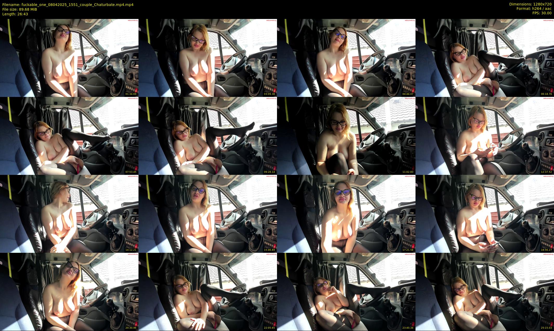 fuckable_one — 27 minute Chaturbate couple cam show recording, 720p, Apr 8, 2025