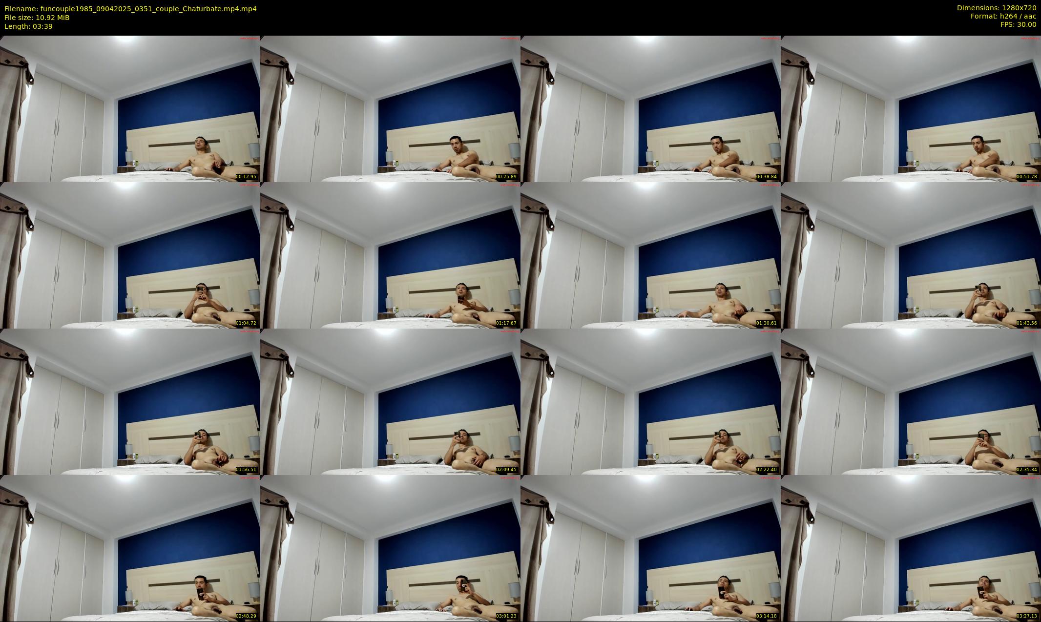 funcouple1985 — 4 minute Chaturbate couple cam show recording, 720p, Apr 9, 2025