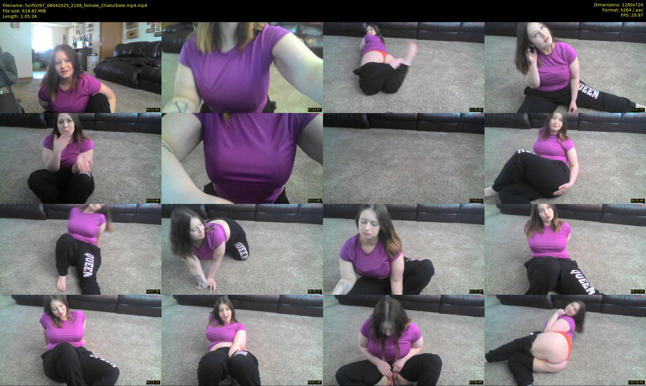 funflirt97 — 66 minute Chaturbate female cam show recording, 720p, Apr 8, 2025