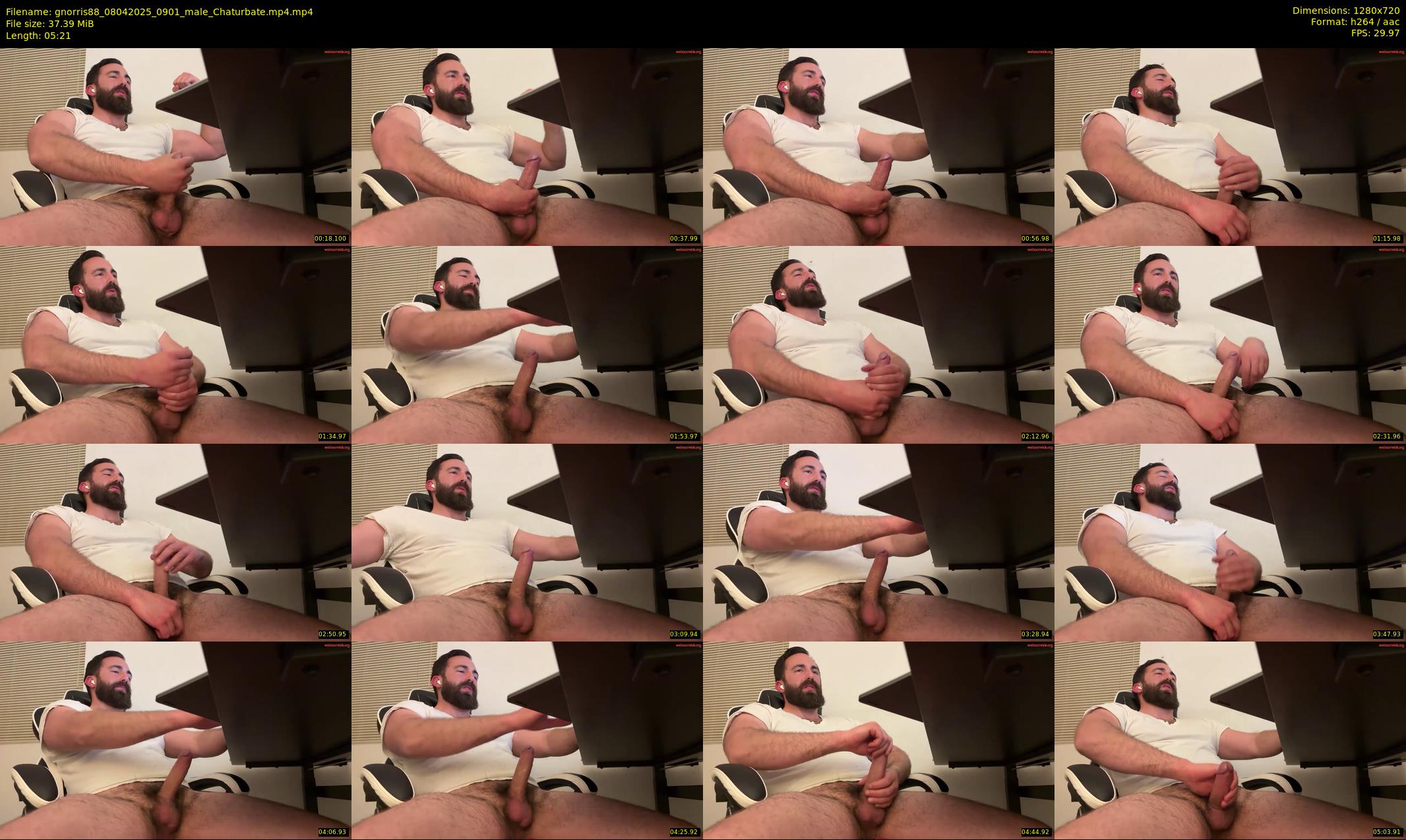 gnorris88 — 6 minute Chaturbate male cam show recording, 720p, Apr 8, 2025