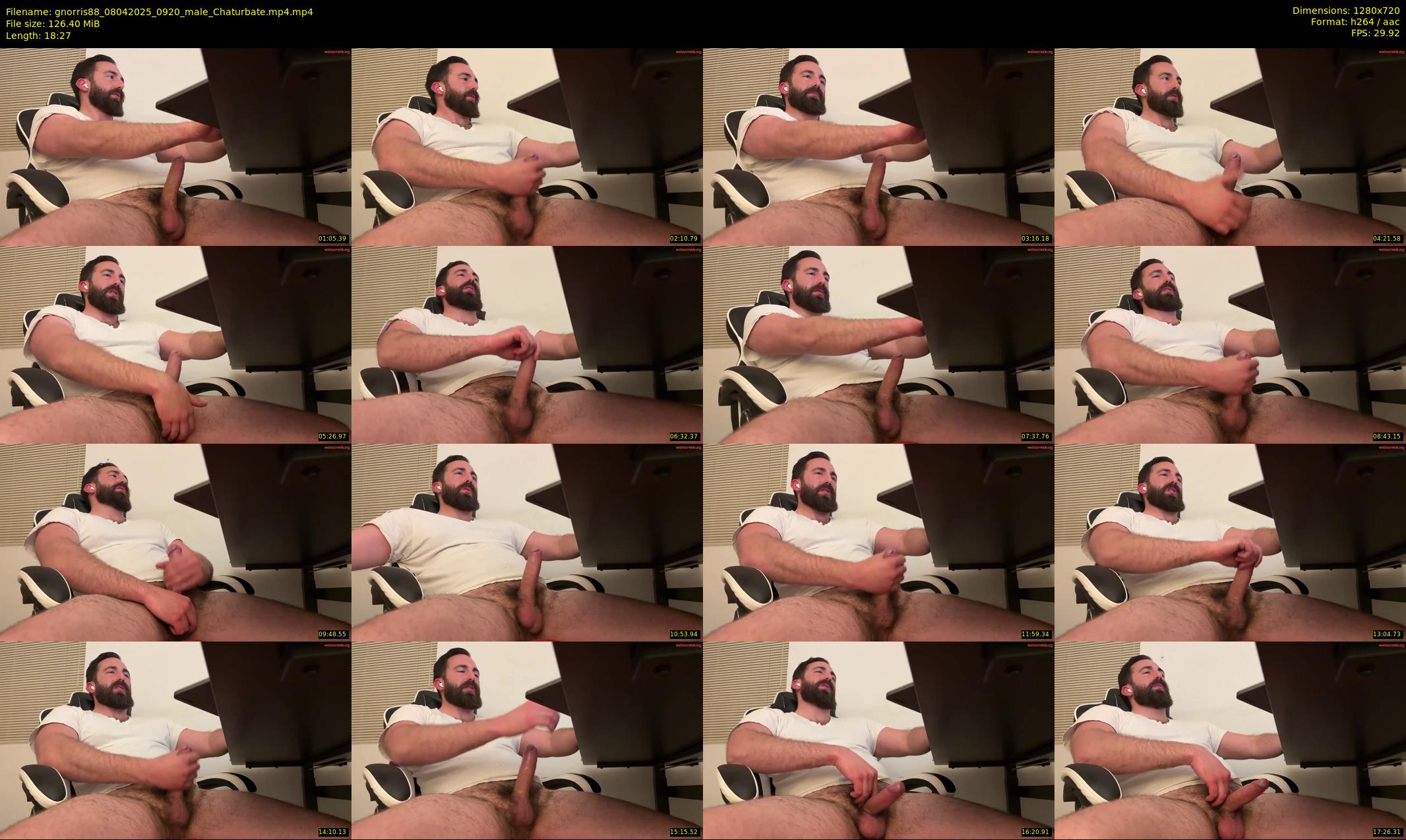 gnorris88 — 19 minute Chaturbate male cam show recording, 720p, Apr 8, 2025