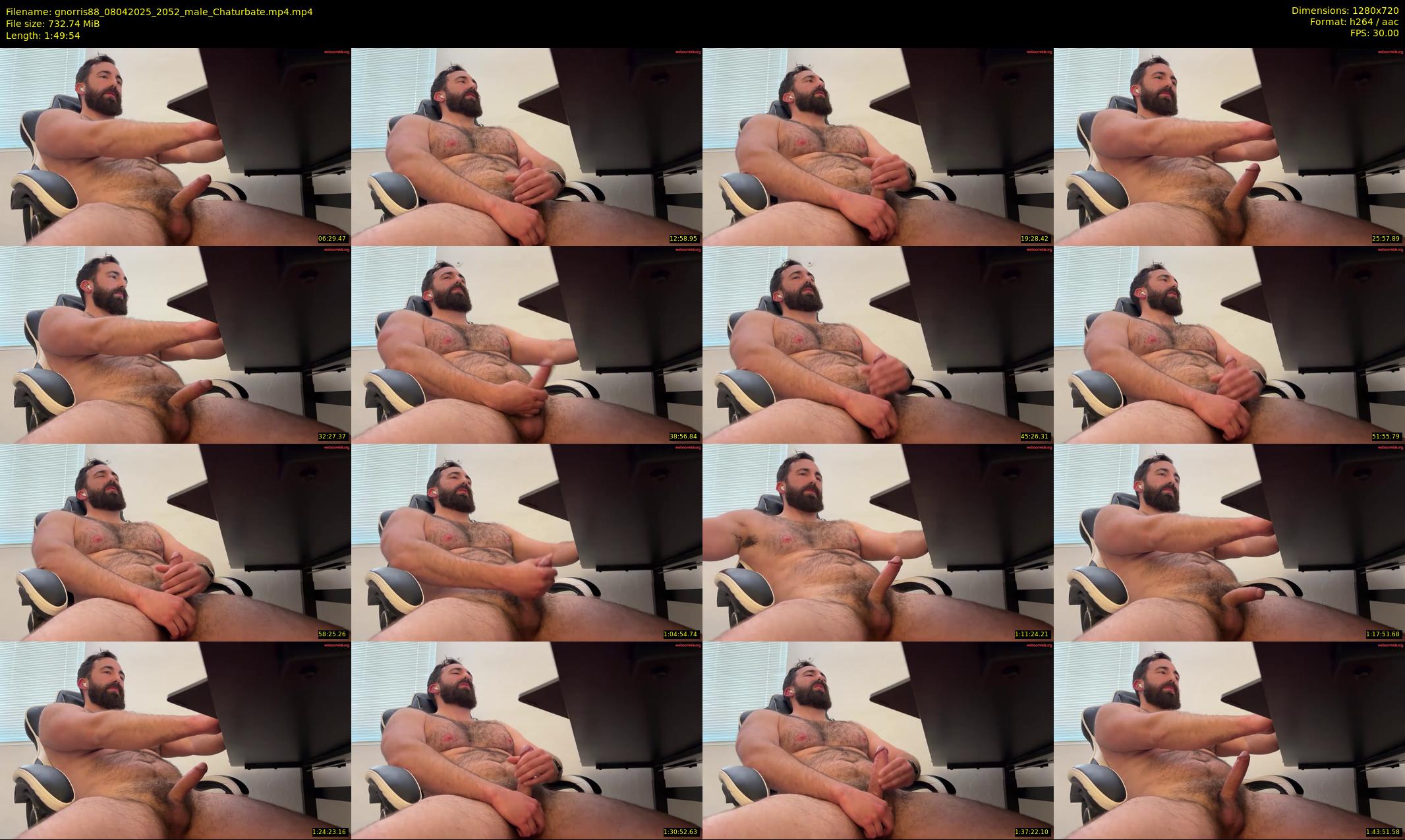 gnorris88 — 110 minute Chaturbate male cam show recording, 720p, Apr 8, 2025
