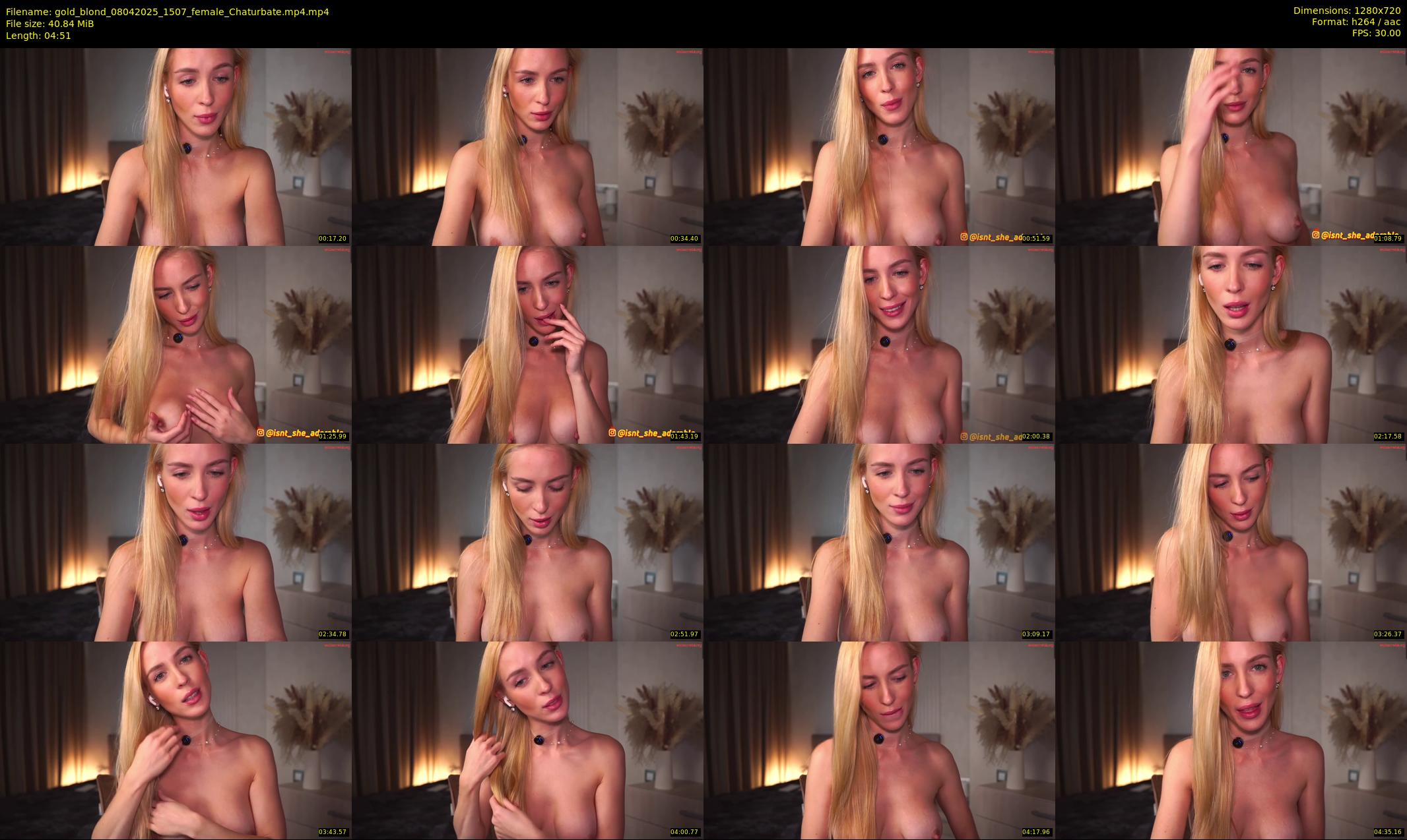 gold_blond — 5 minute Chaturbate female cam show recording, 720p, Apr 8, 2025