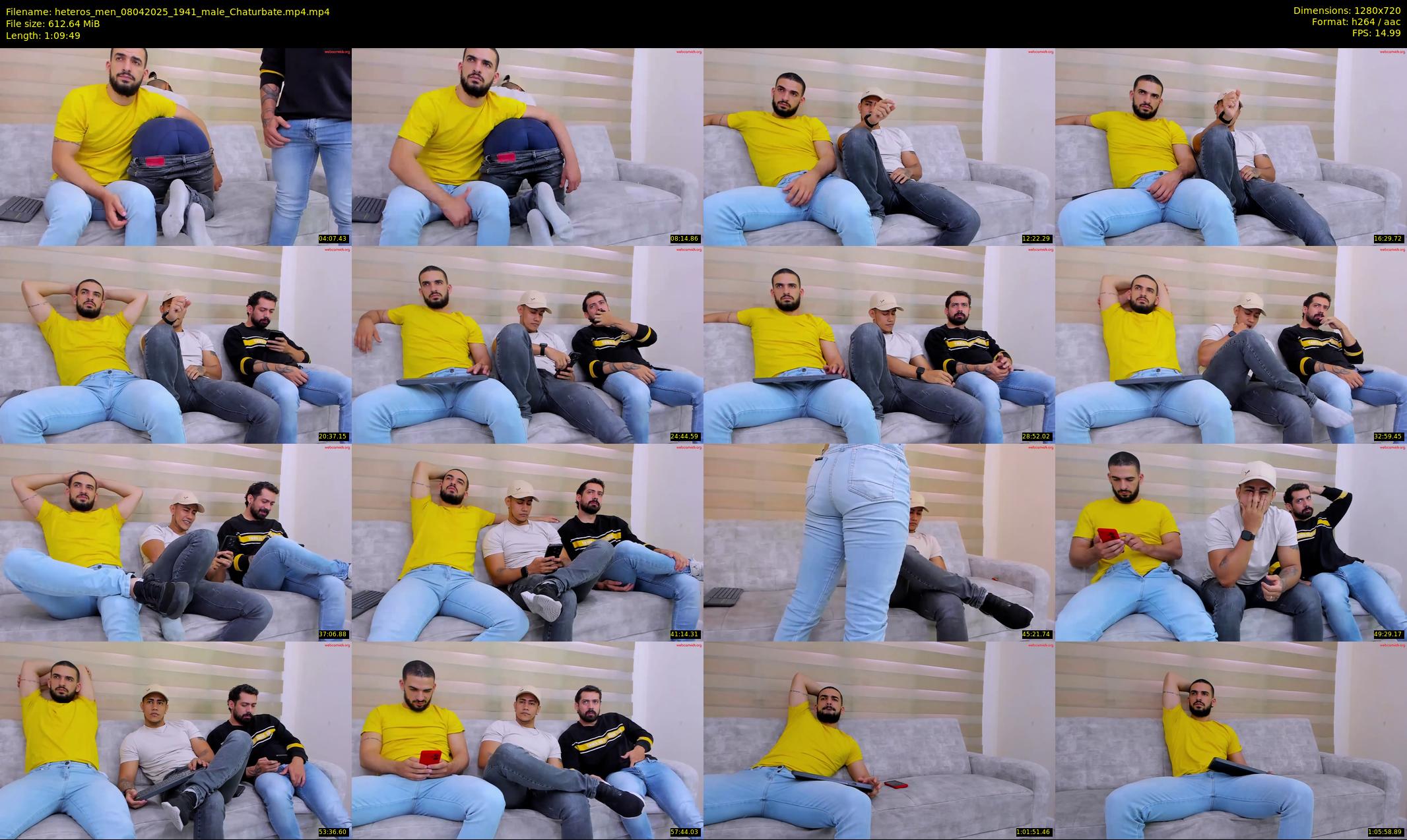 heteros_men — 70 minute Chaturbate male cam show recording, 720p, Apr 8, 2025