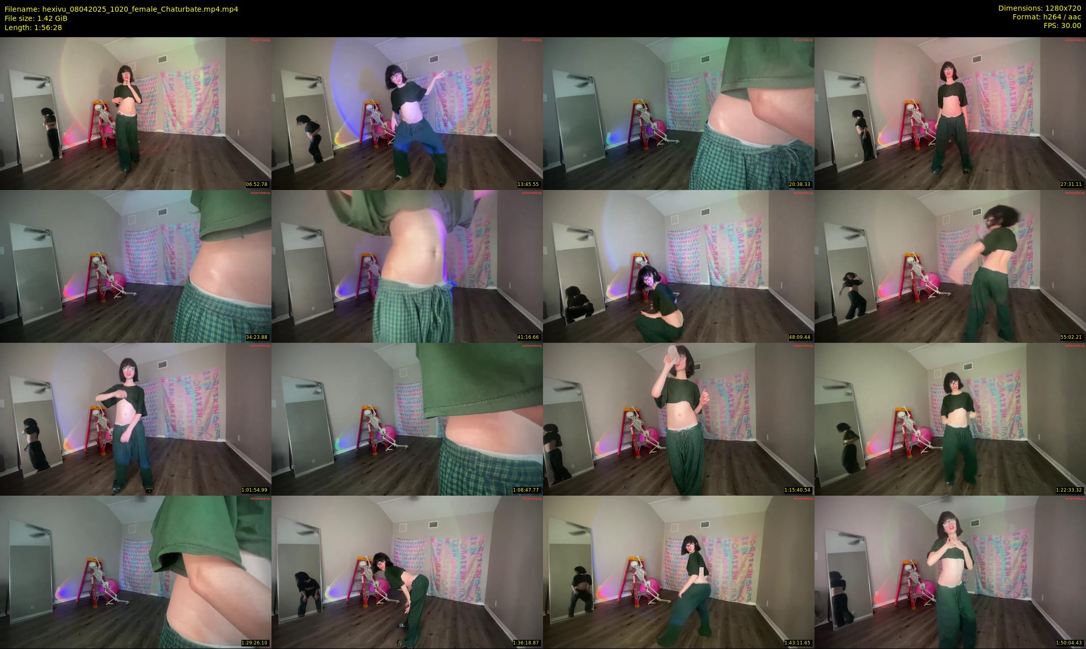 hexivu — 117 minute Chaturbate female cam show recording, 720p, Apr 8, 2025
