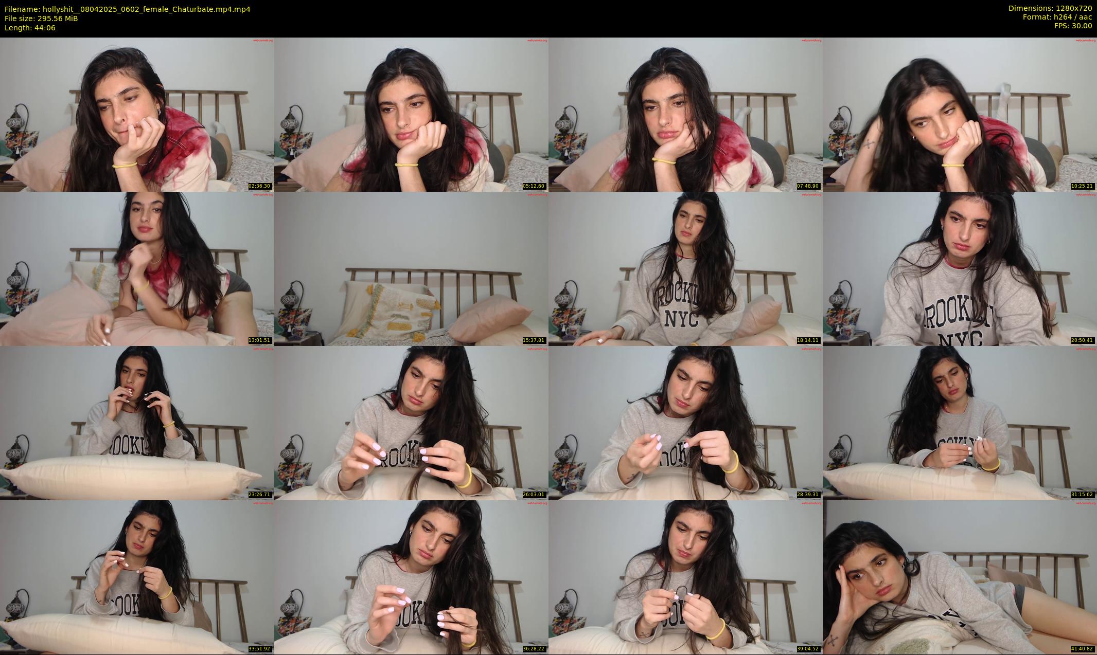 hollyshit_ — 45 minute Chaturbate female cam show recording, 720p, Apr 8, 2025