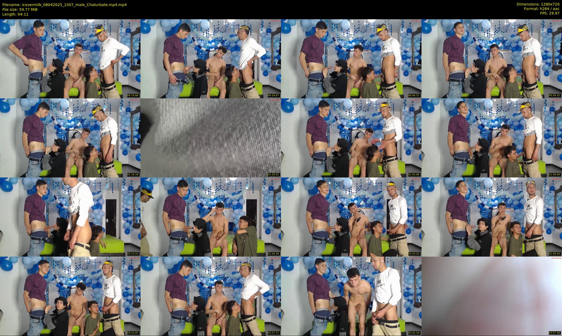 icevermilk — 5 minute Chaturbate male cam show recording, 720p, Apr 8, 2025