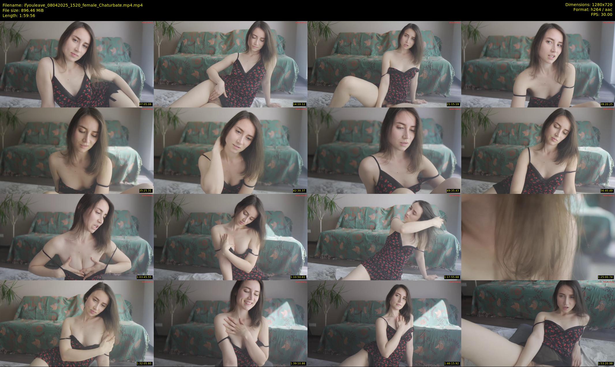 ifyouleave — 120 minute Chaturbate female cam show recording, 720p, Apr 8, 2025